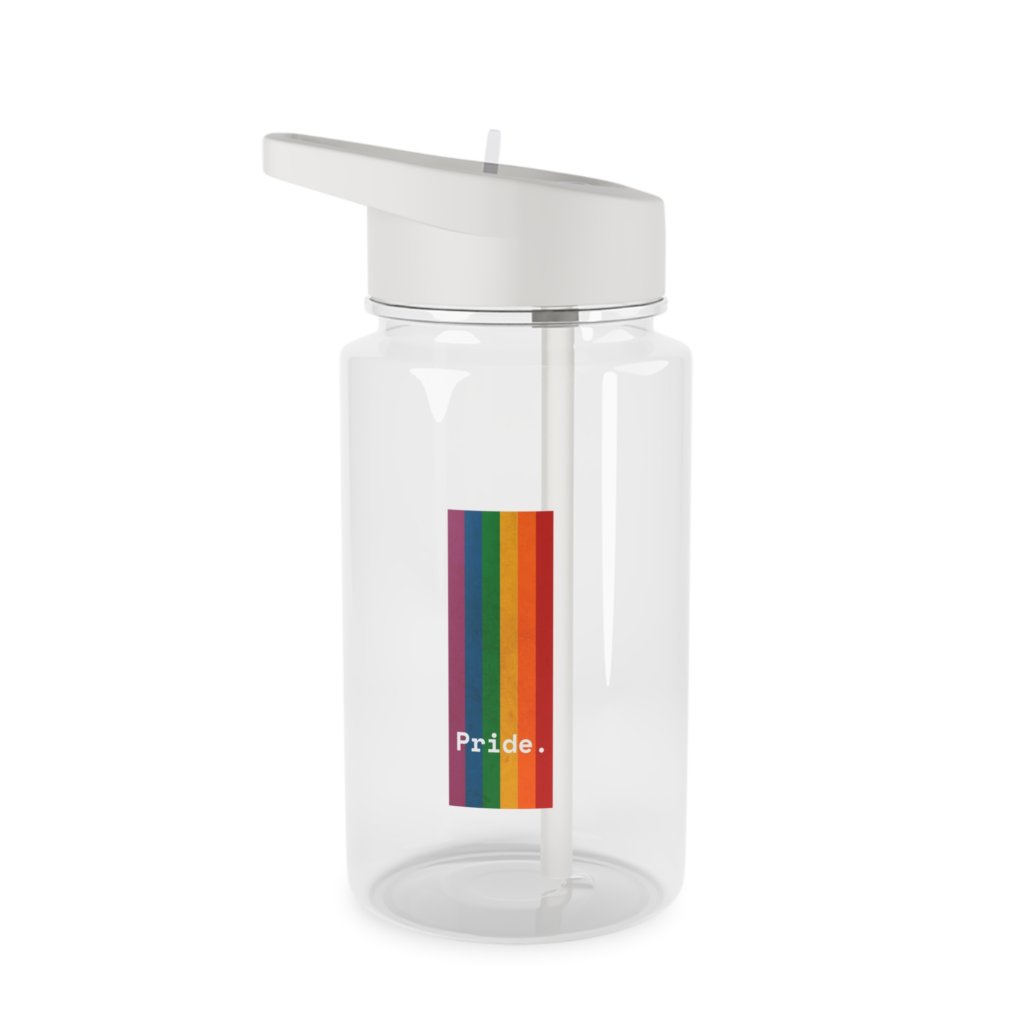 Poster With Rainbow Pride Concept Tritan Water Bottle