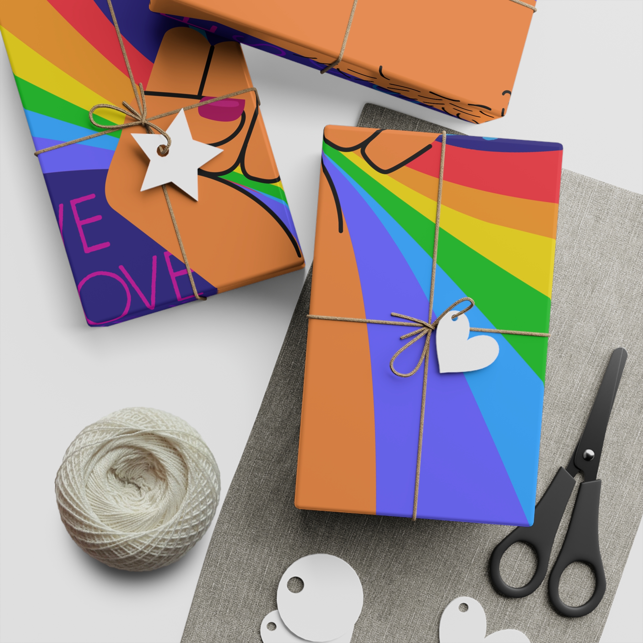 Pride Day Concept(1) Gift Wrapping Paper Sheets 1pc - Image 2