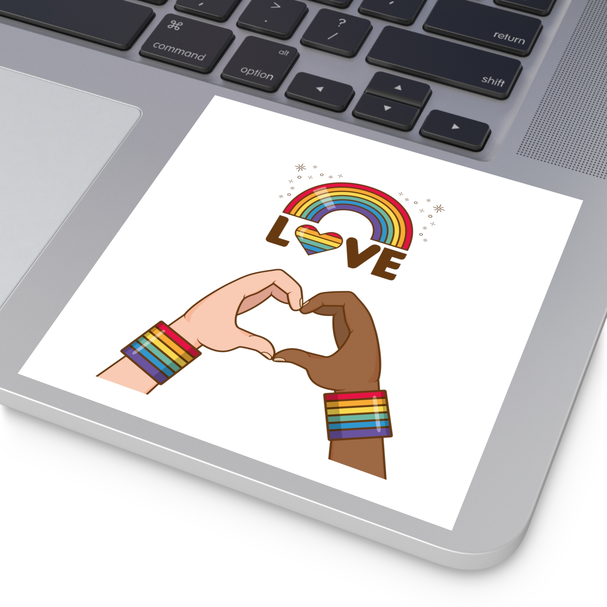 Lgbt Pride Element Collection Laminate Stickers Square - Image 43