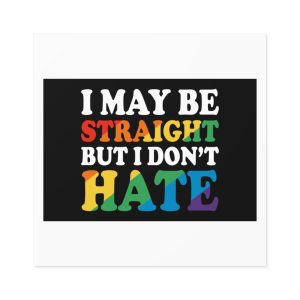 Pride Gay Lgbt Rainbow Tshirt Design(3) Laminate Stickers Square