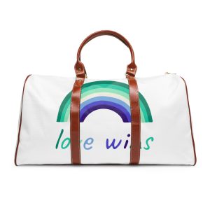 Colorful Rainbow Shape Gay Men Pride Flag Happy Pride Day Lgbtqia Community Pride Month Vector Hand Drawn Doodle Posters Stickers Logo Cards Waterproof Travel Bag
