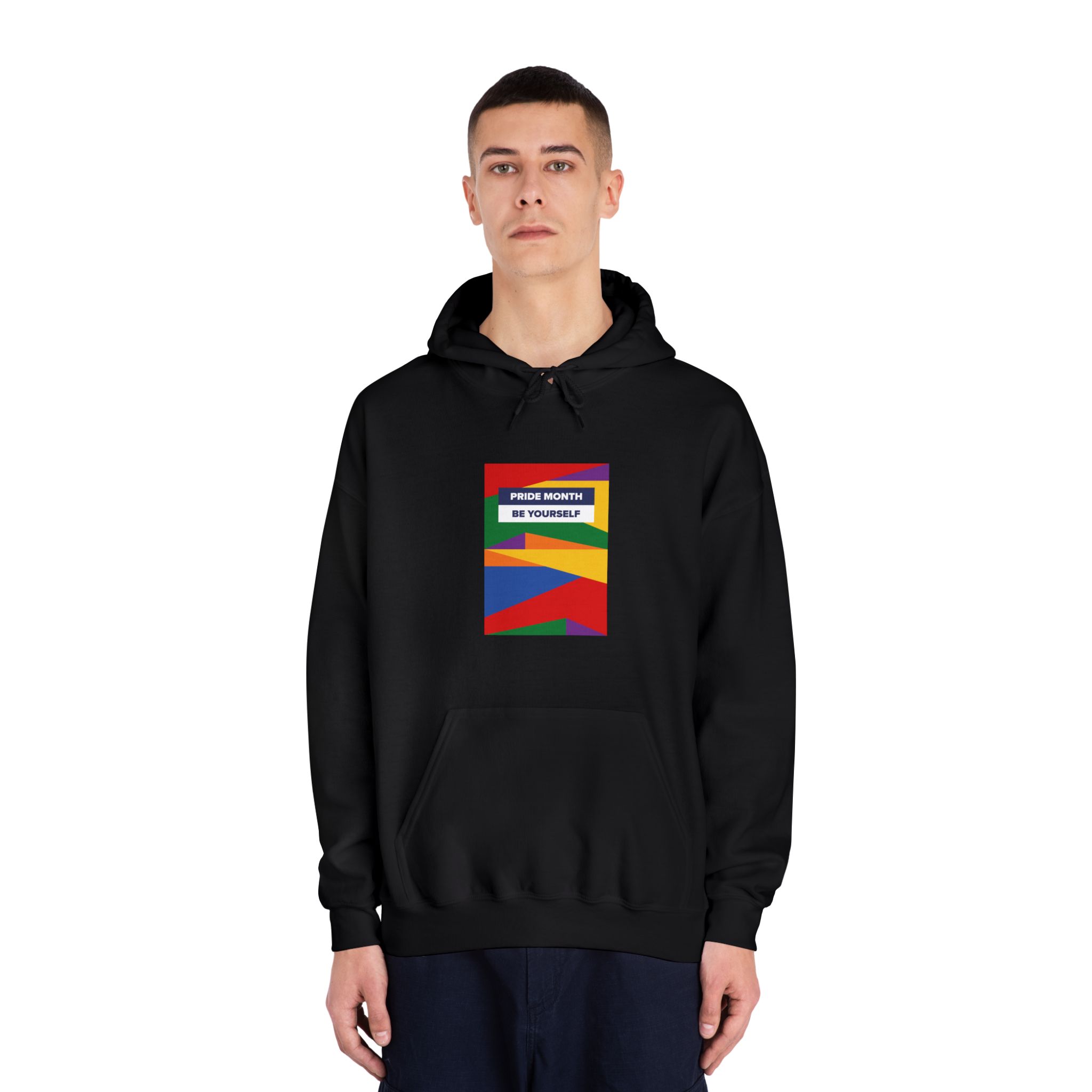 Lgbt Pride Month June Lesbian Gay Bisexual Transgender Lgbtq Flag Rainbow Vector(2) Unisex Dryblend Hooded Sweatshirt - Image 11