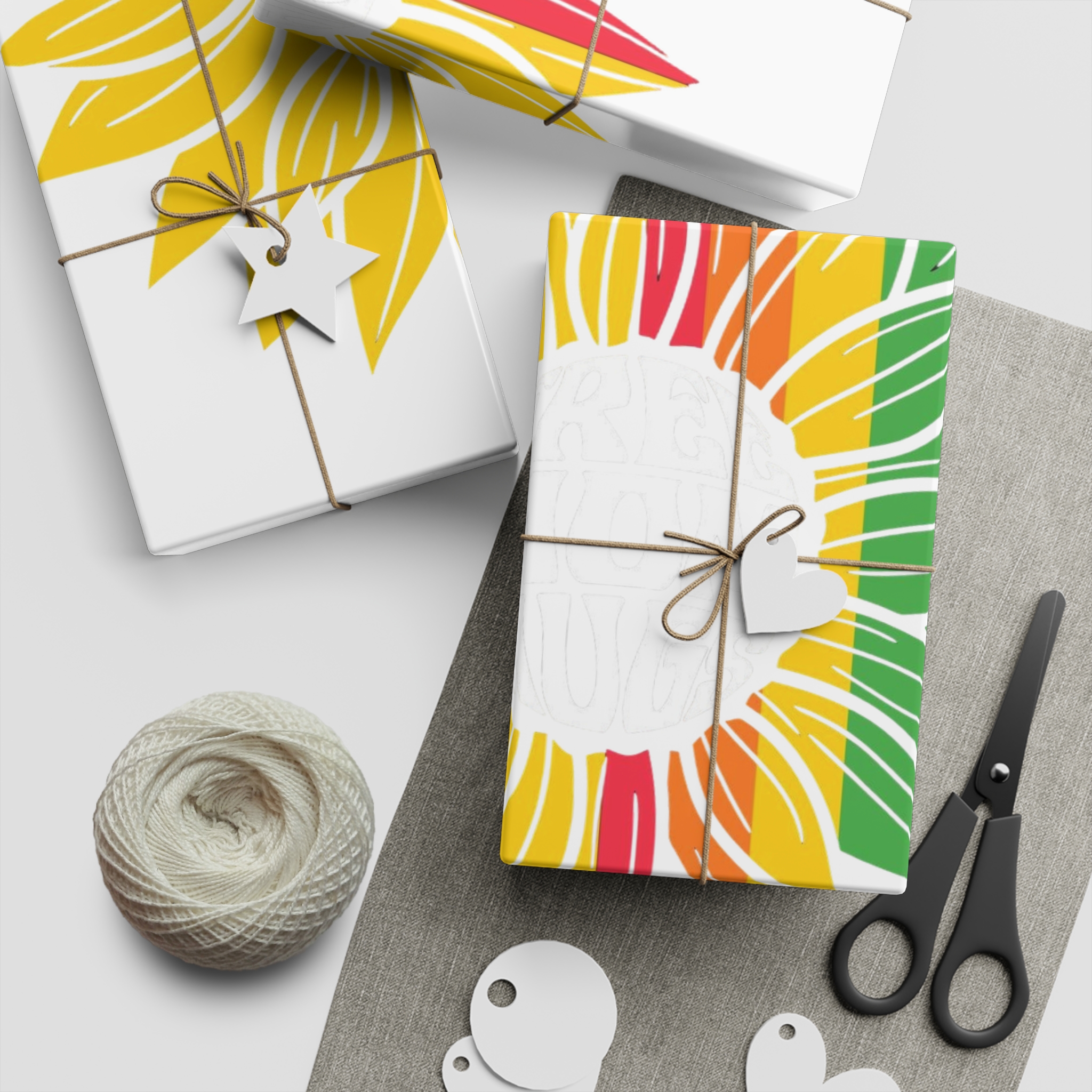 Sunflower Pride Gay Rainbow Tshirt Design Gift Wrapping Paper Sheets 1pc - Image 5