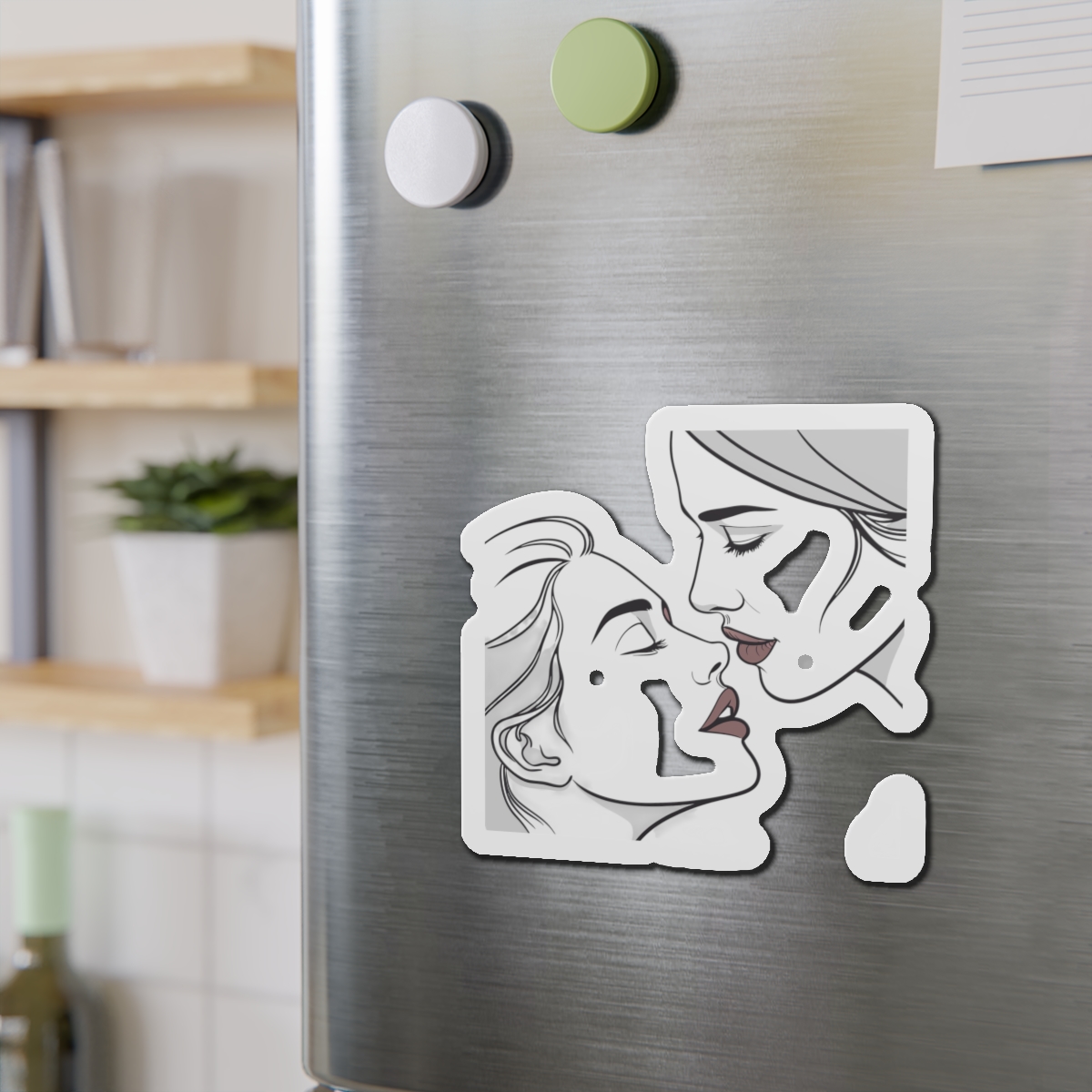 Perfect Lip Set Open Close Smooches Die Cut Magnets - Image 12