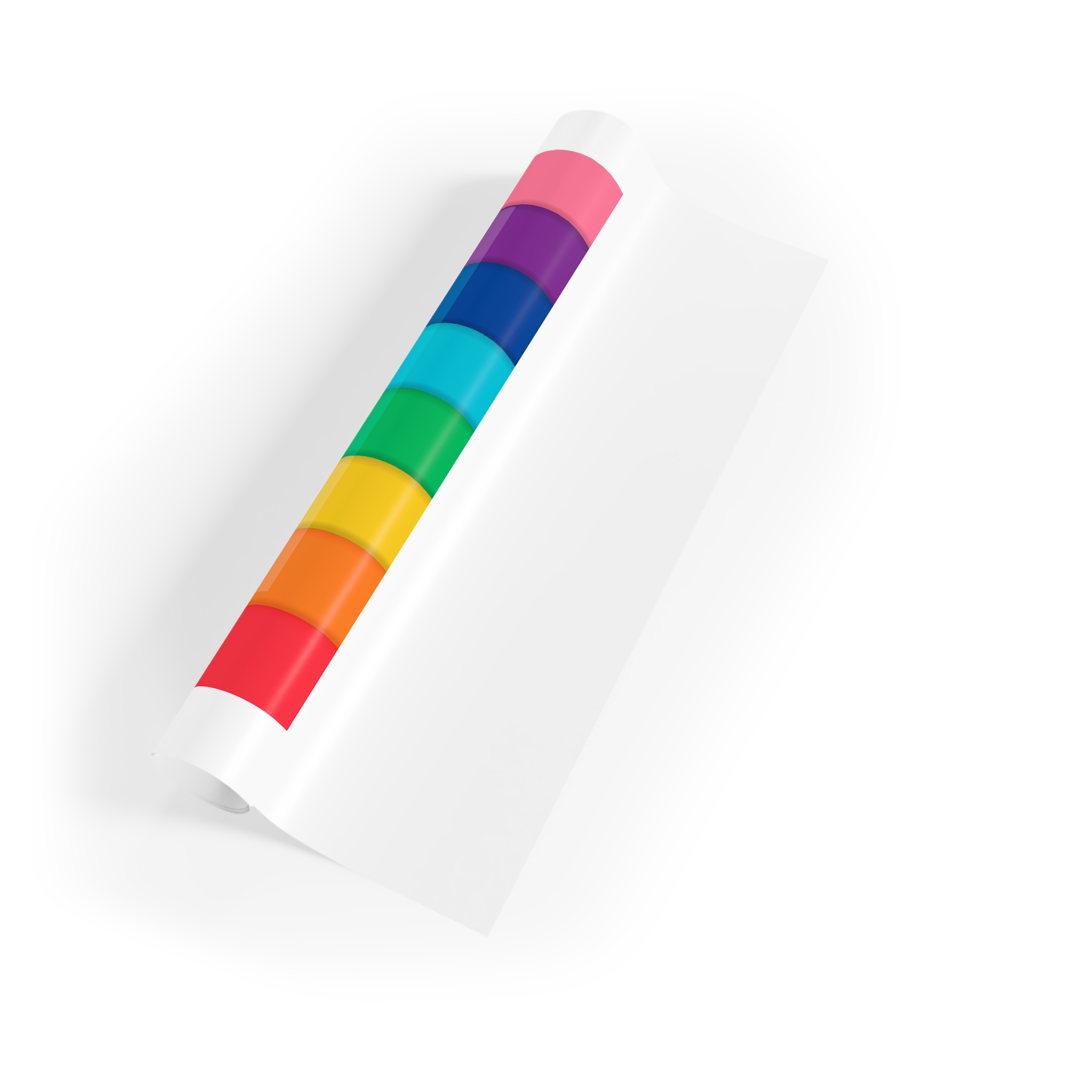Colorful Rainbow Colored Background With Words Born This Way Gift Wrapping Paper Rolls 1pc - Image 3