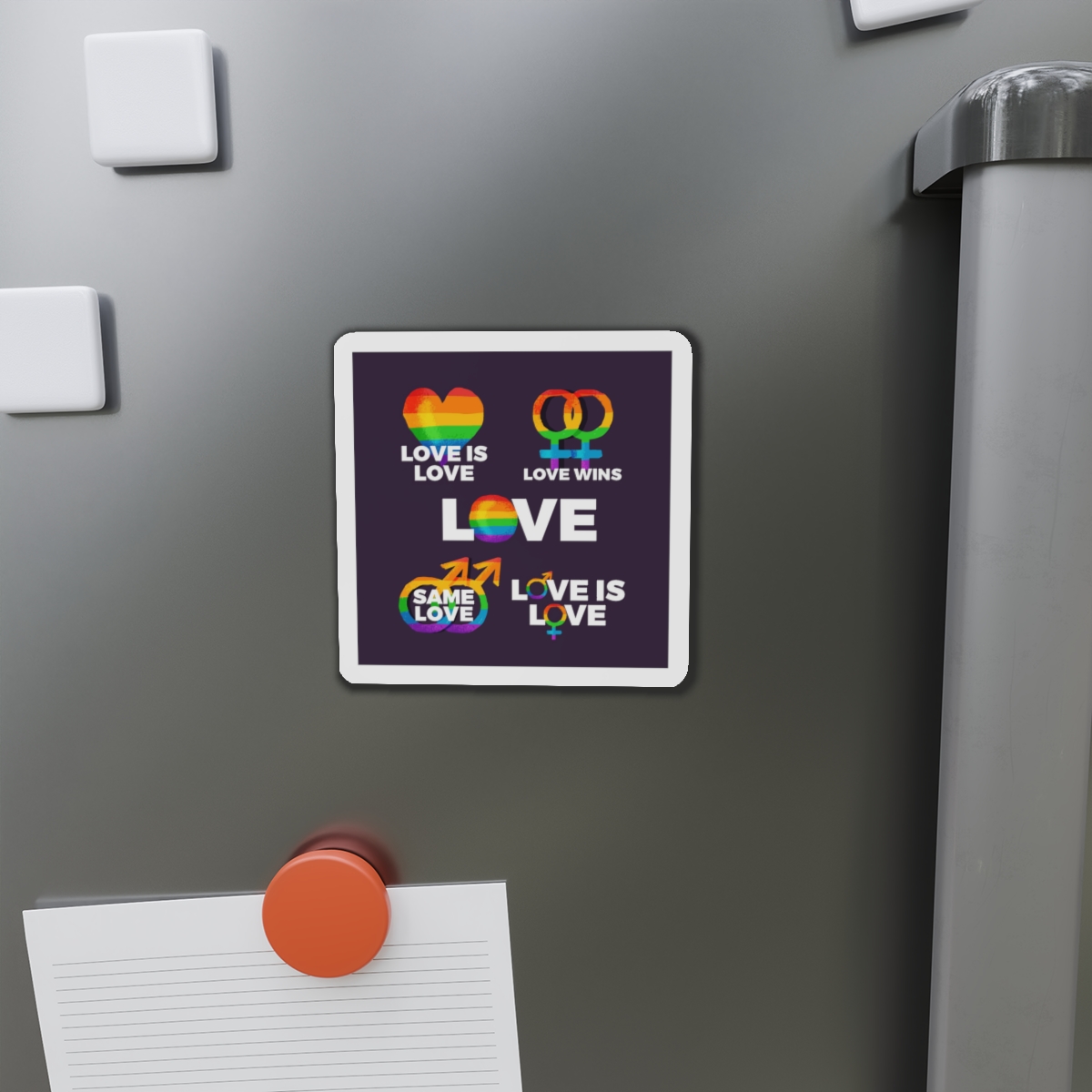 Colorful Pride Day Labels Die Cut Magnets - Image 8