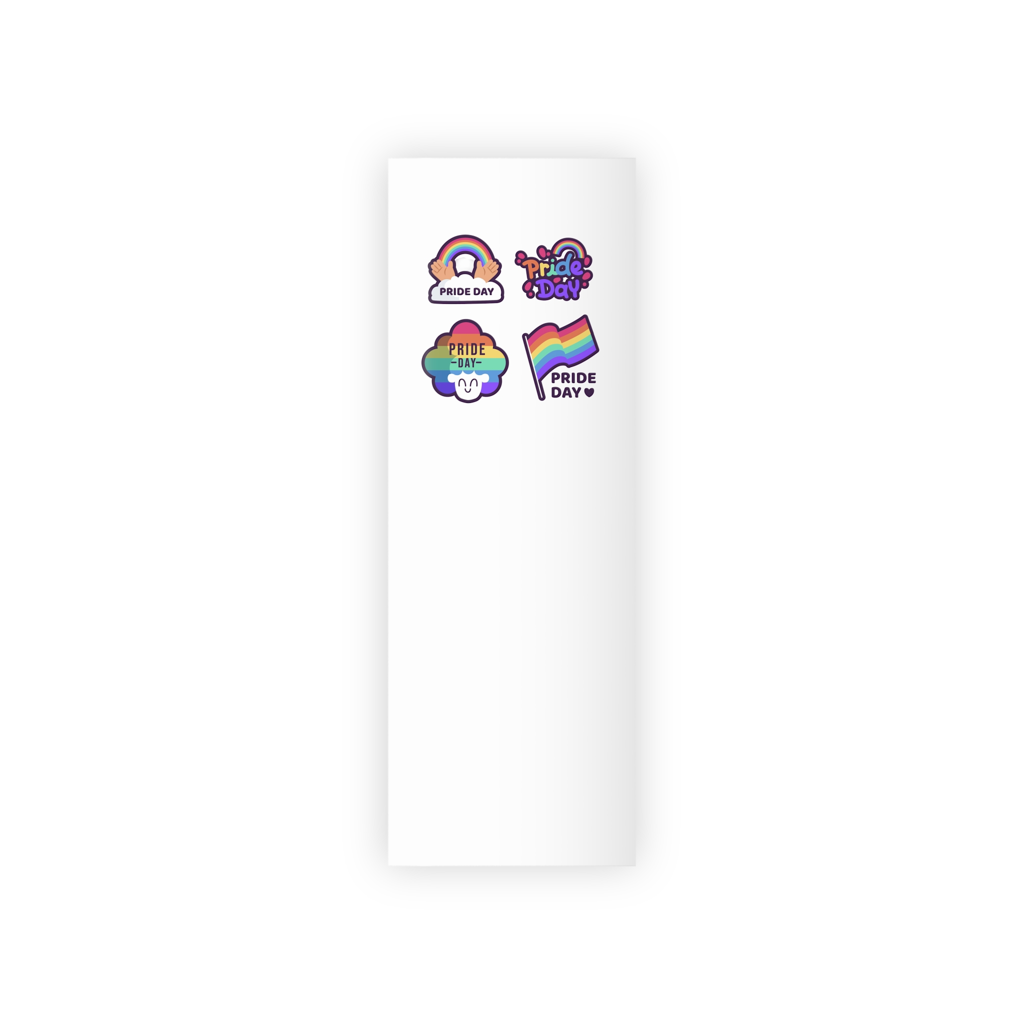 Labels With Pride Day Event Gift Wrapping Paper Rolls 1pc - Image 5