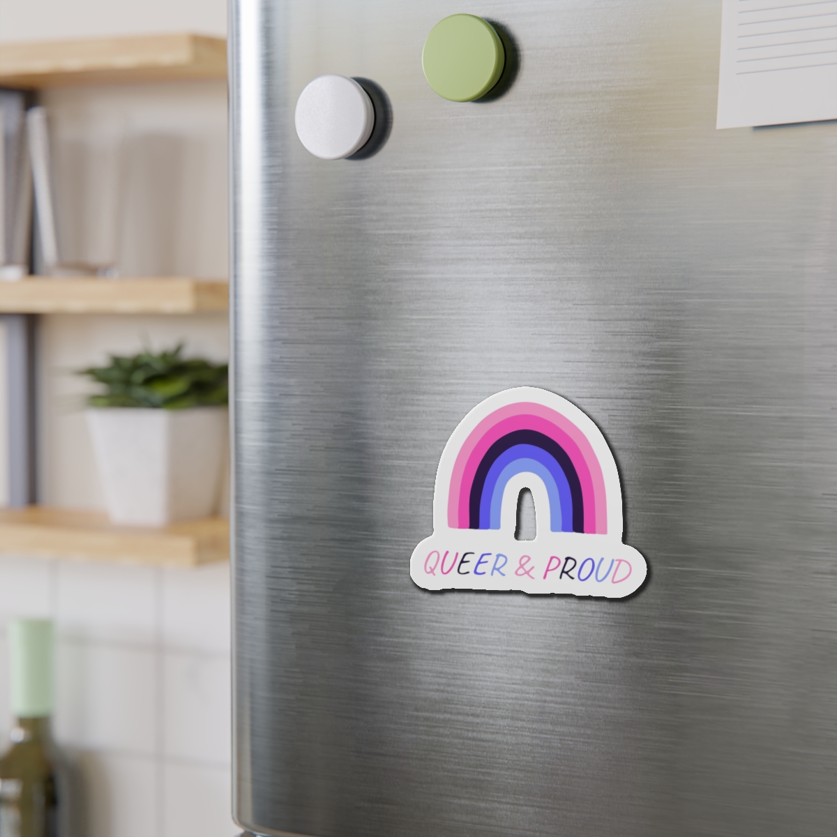 Colorful Rainbow Shape Omnisexual Pride Flag Happy Pride Day Lgbtqia Community Pride Month Vector Hand Drawn Doodle Posters Stickers Logo Cards (1) Die Cut Magnets - Image 9