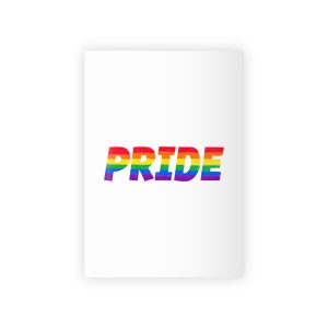 Word Pride Rainbow Lgbtq Gay Flag Colors Lettering Lgbt Month Pencil Crayon Textured Isolated Gift Wrapping Paper Rolls 1pc