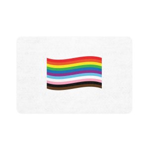 Vector Flat New Lgbtq Flag Pet Food Mat 12x18