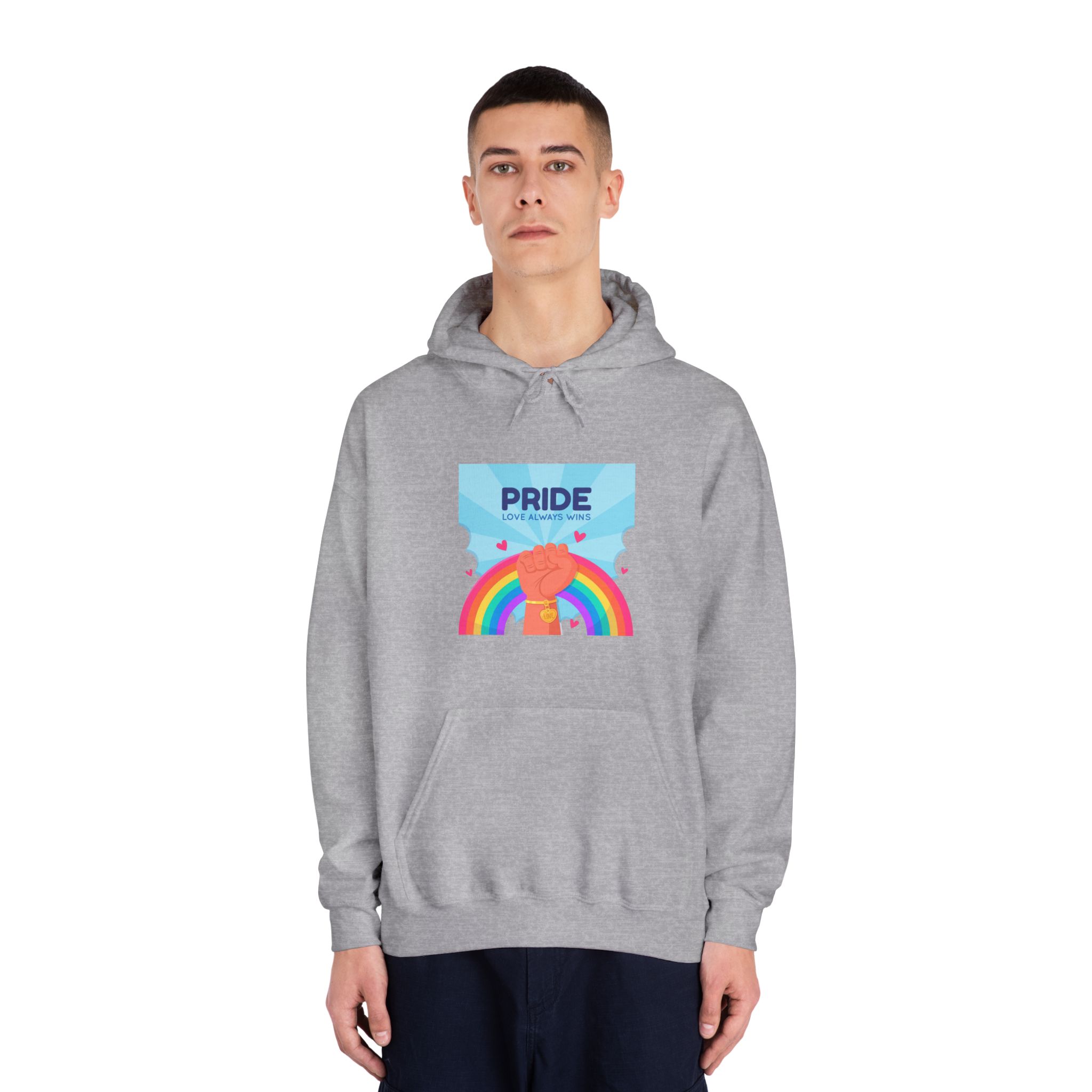 Pride Day Concept Unisex Dryblend Hooded Sweatshirt - Image 15