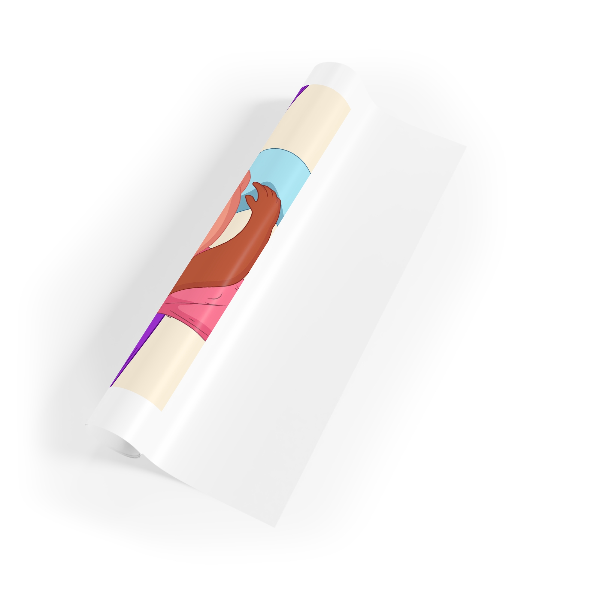 Lesbian Pride Design 4C2A50 Gift Wrapping Paper Rolls 1pc - Image 3