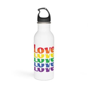 Gay Pride Svg Design (1) Stainless Steel Water Bottle