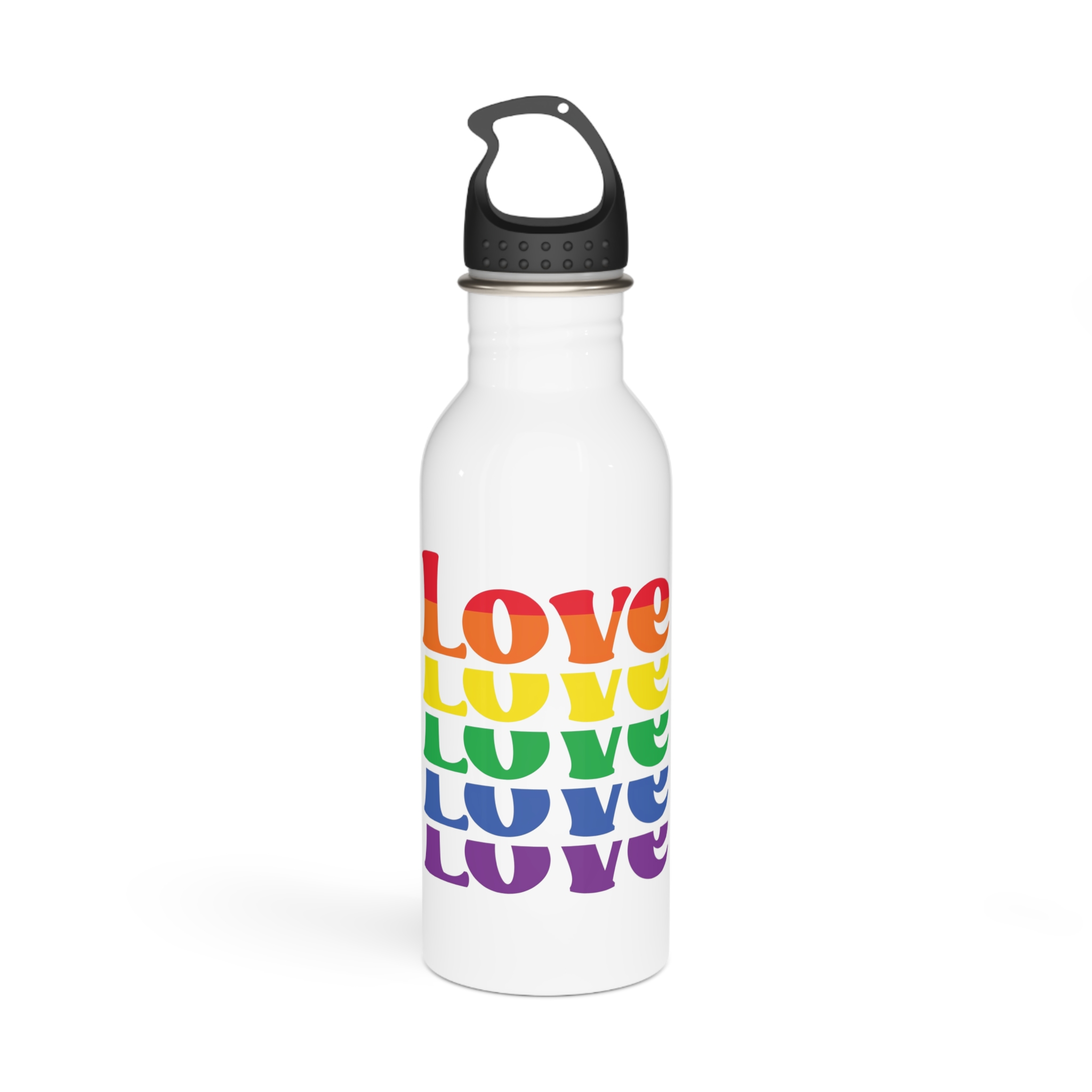 Gay Pride Svg Design (1) Stainless Steel Water Bottle