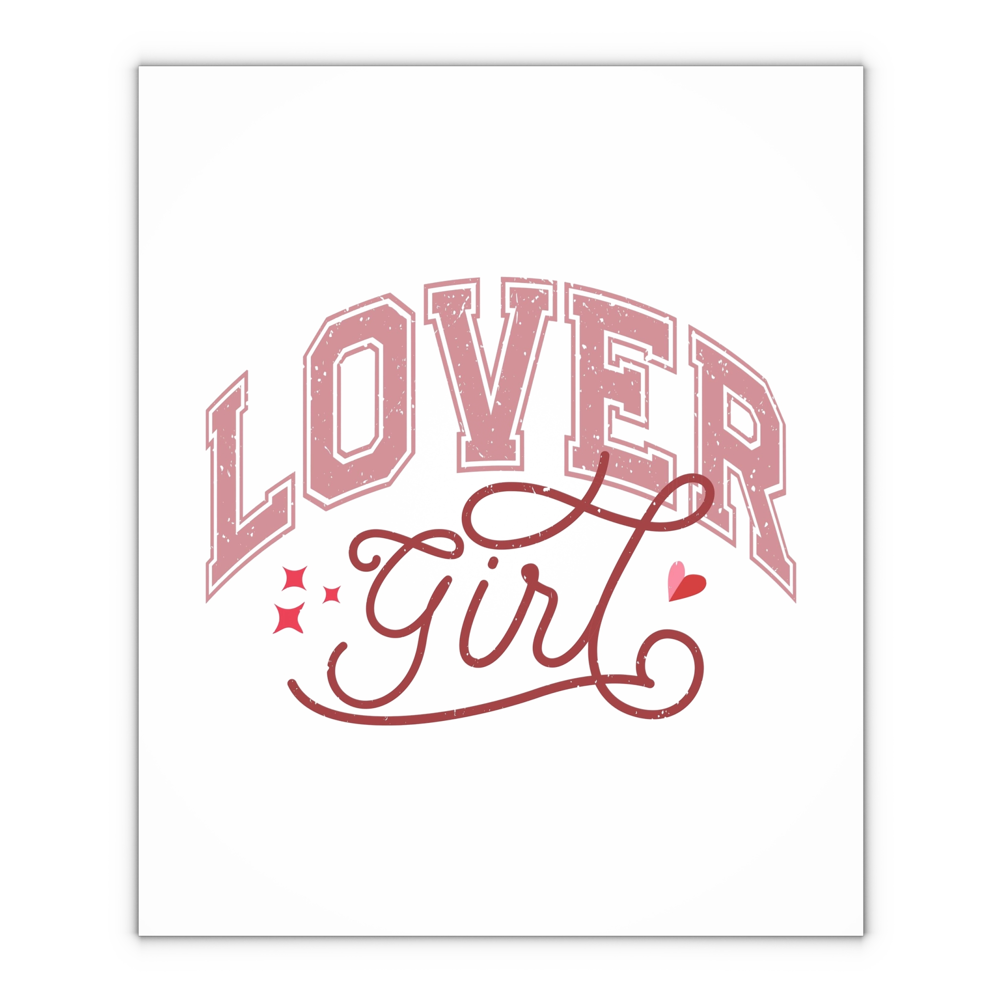 Happy Valentines Day Tshirt Design Varsity Svg Retro Valentine Svg Love Heart Vector File Gift Wrapping Paper Sheets 1pc - Image 4