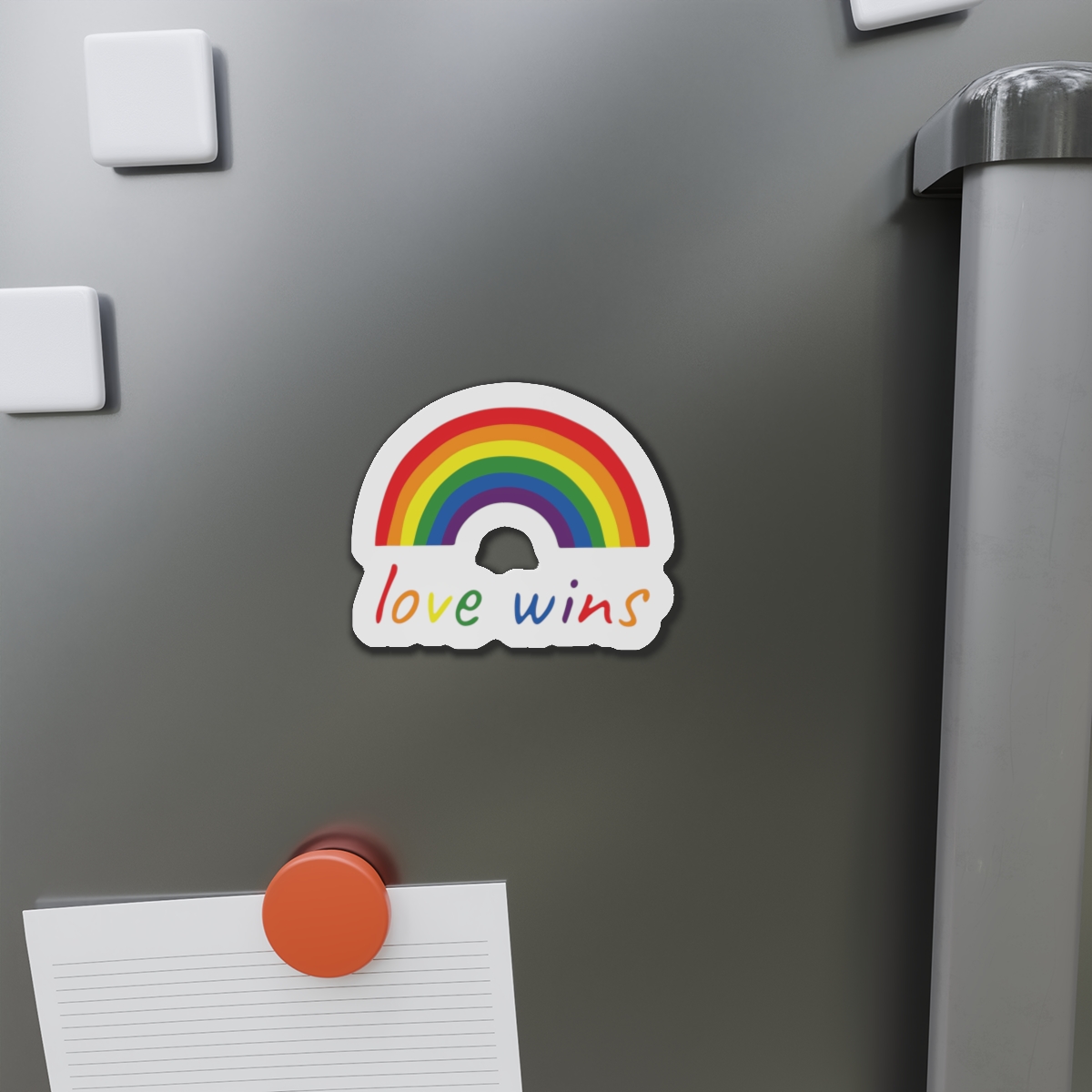 Colorful Rainbow Shape Bisexual Pride Flag Happy Pride Day Lgbtqia Community Pride Month Vector Hand Drawn Doodle Posters Stickers Logo Cards(1) Die Cut Magnets - Image 11