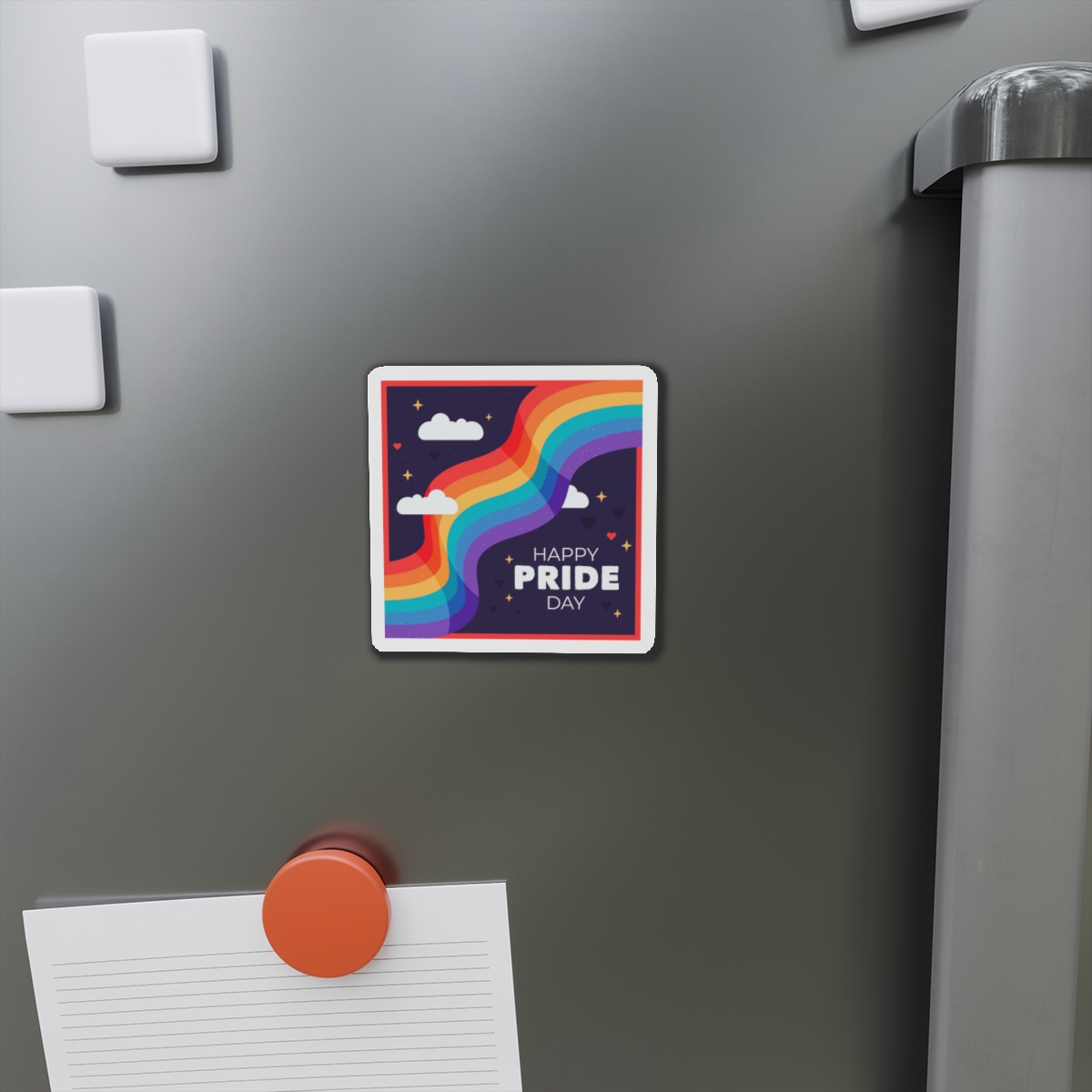 Rainbow Flag Pride Day Die Cut Magnets - Image 5