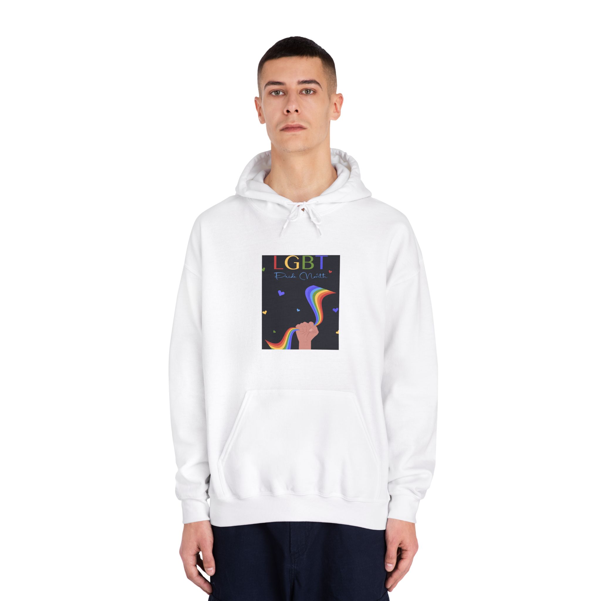 Poster Lgbt Pride Month Unisex Dryblend Hooded Sweatshirt - Image 3