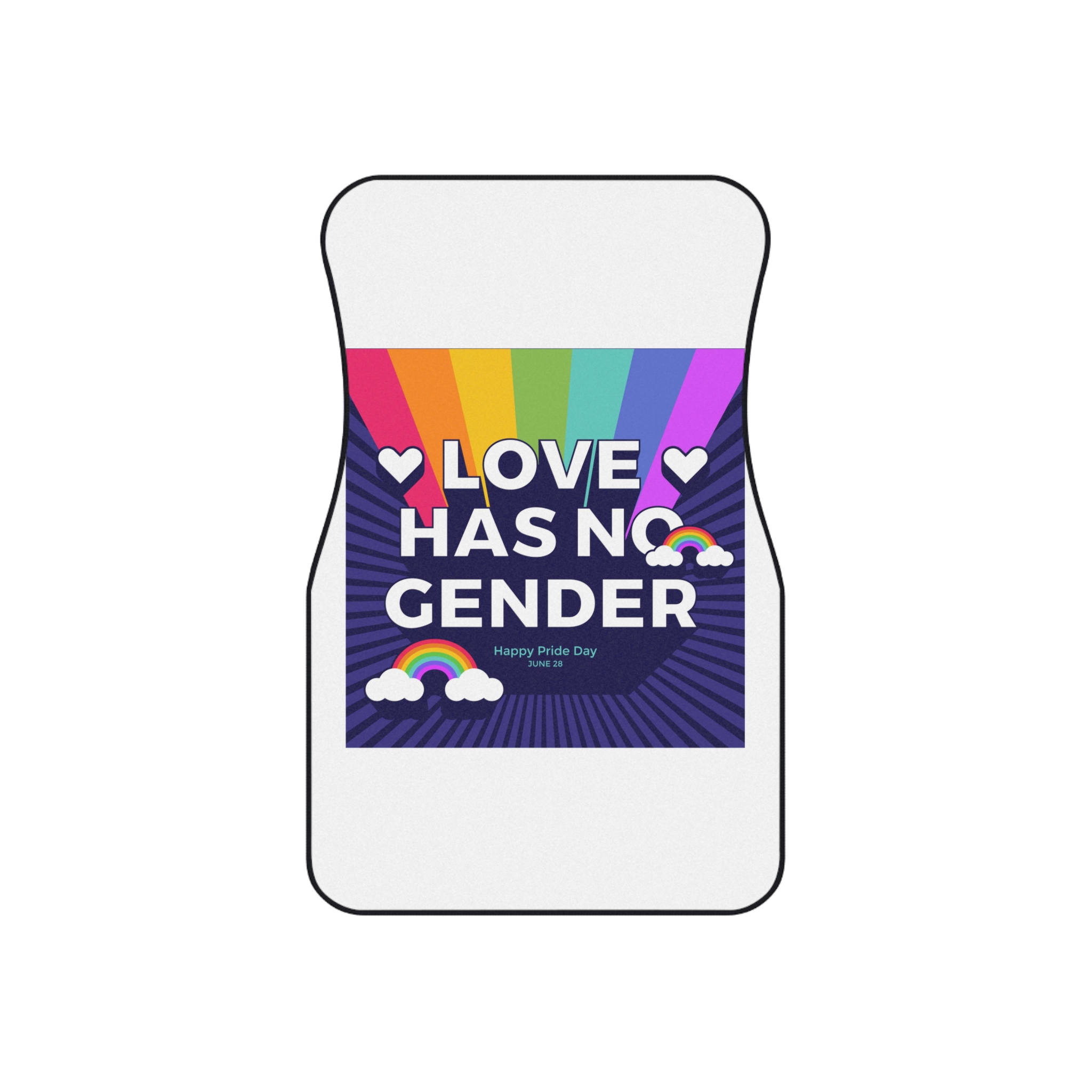 Pride Day Concept(3) Car Mats Set Of 4 - Image 2