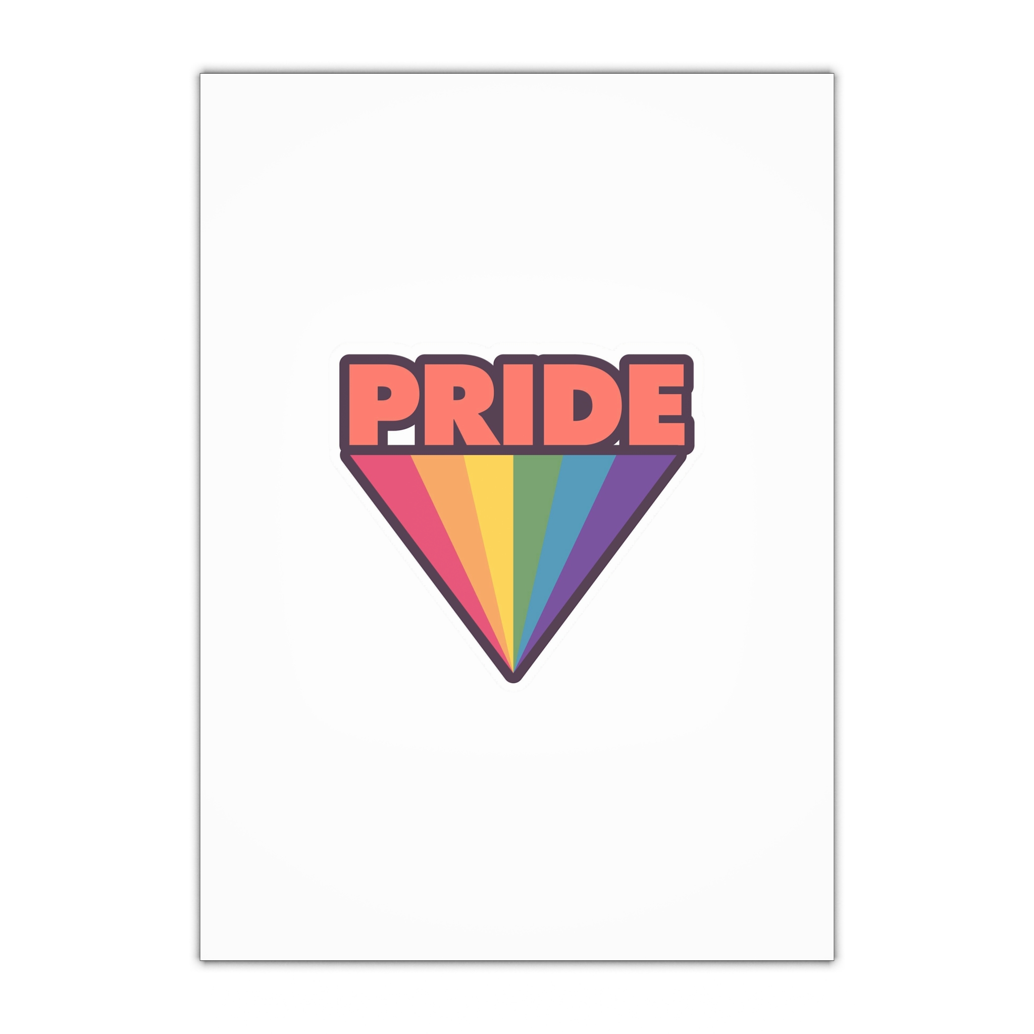 Pride With Rainbow1 Gift Wrapping Paper Sheets 1pc