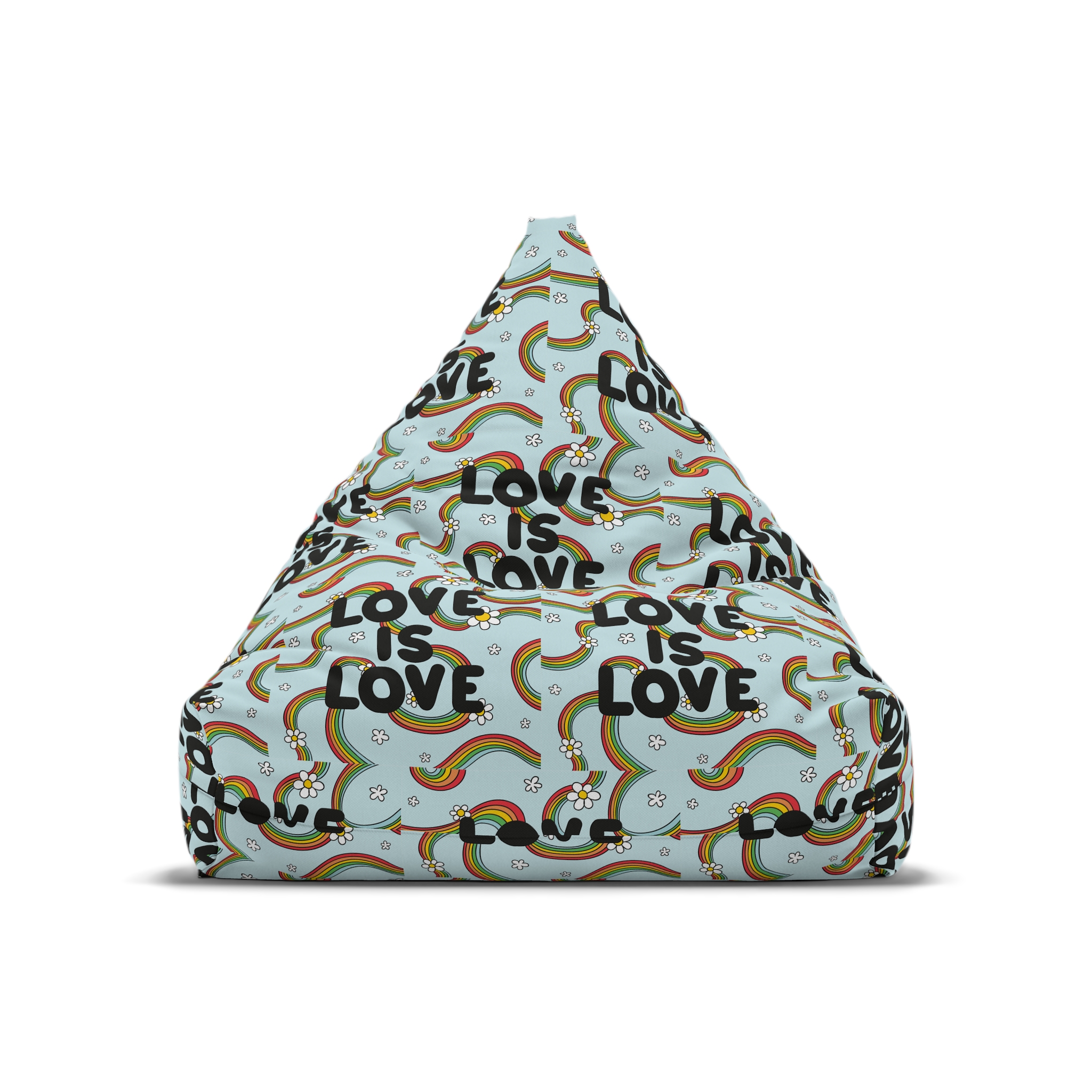 Pride Day Lettering Concept Bean Bag Chair Cover - Image 5