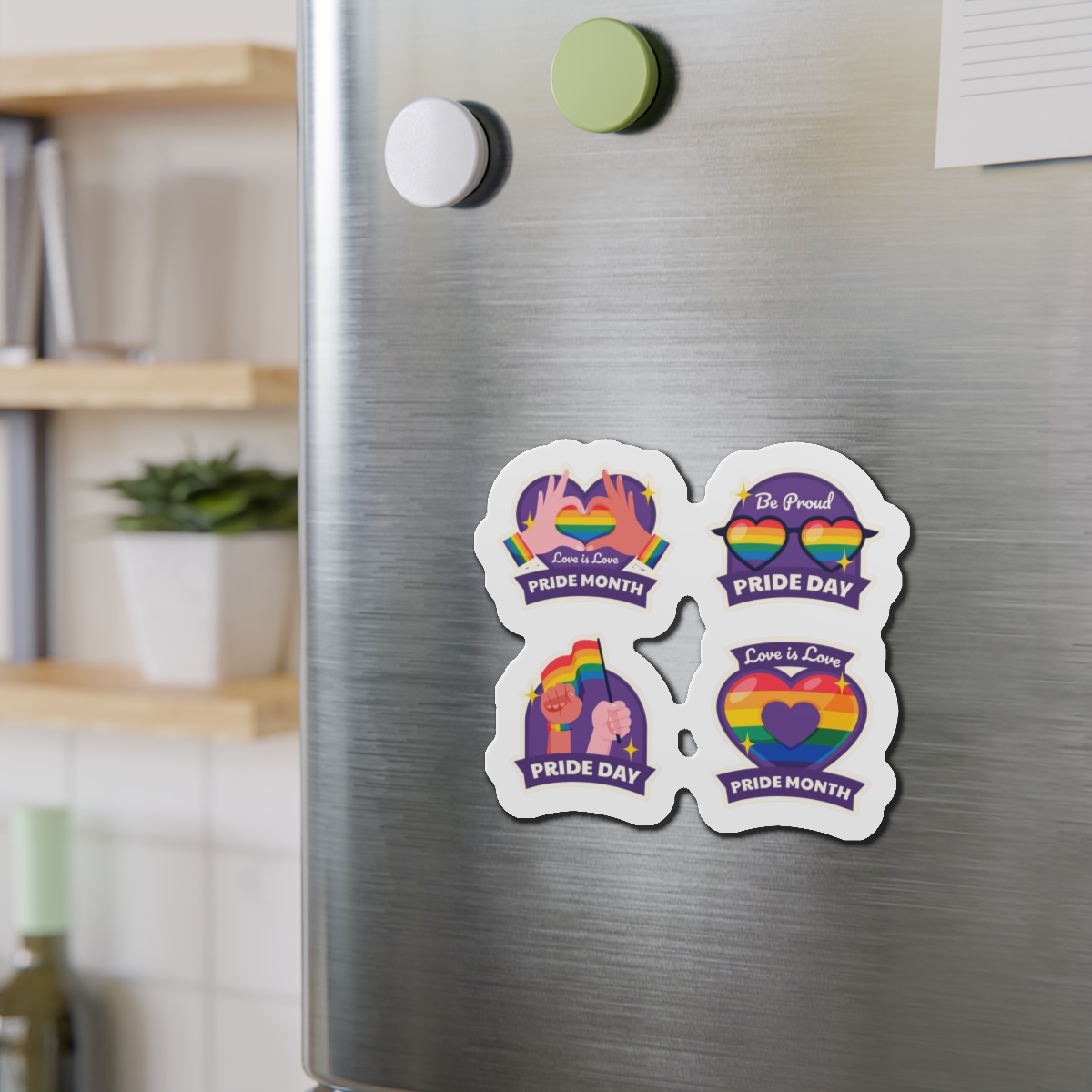 Labels Collection Pride Month Celebration Die Cut Magnets - Image 12
