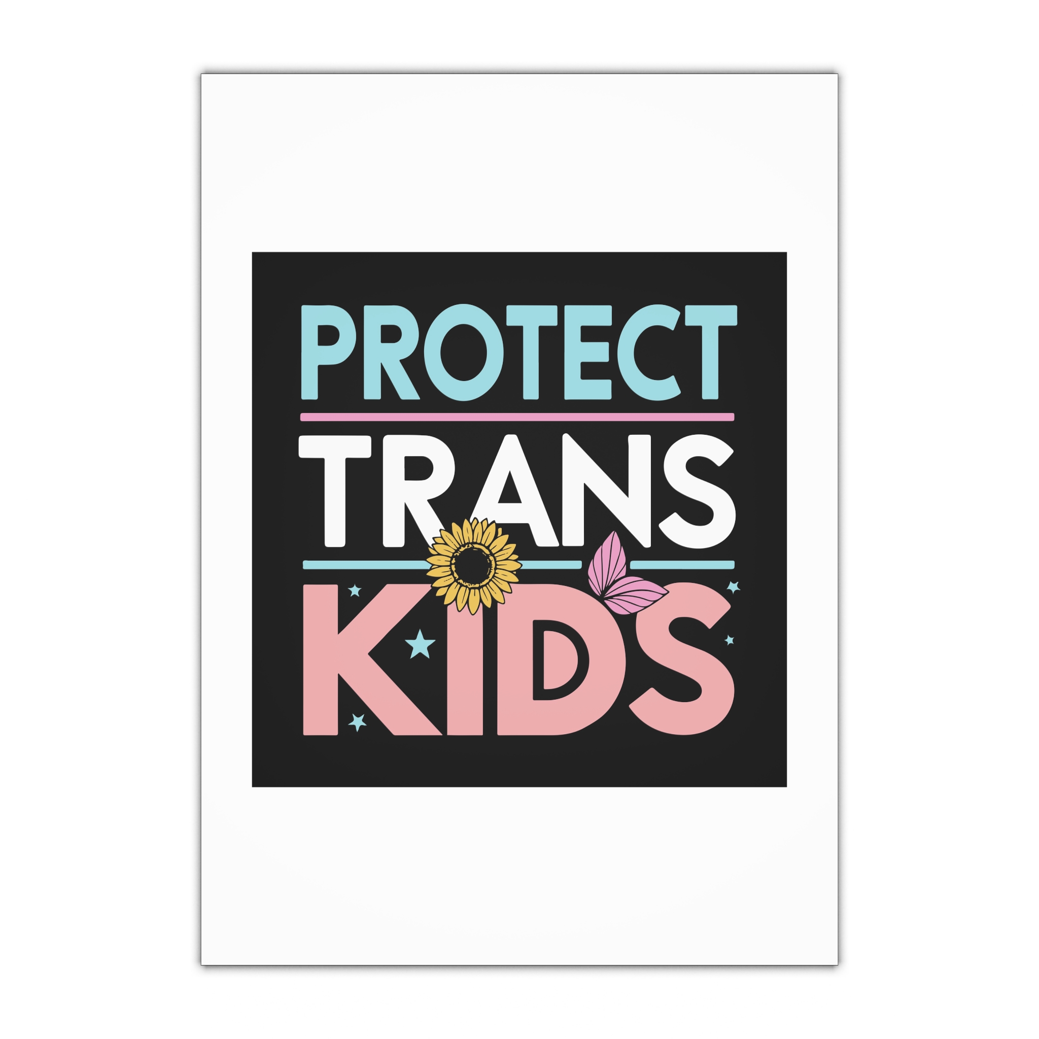 Protect Trans Kids Gift Wrapping Paper Sheets 1pc