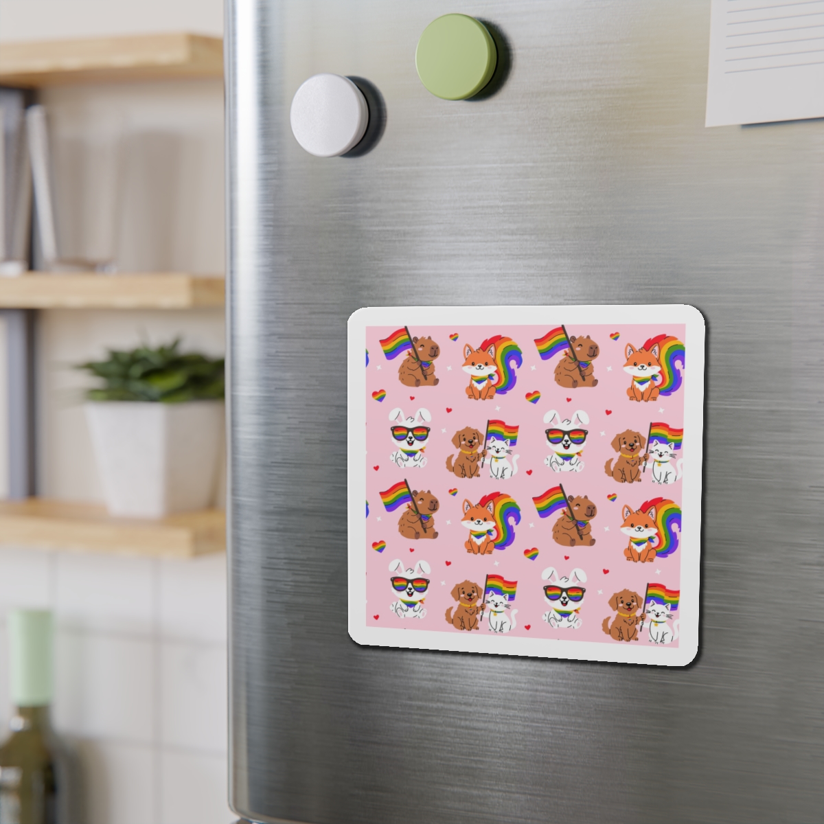 Lesbian Pride Design F6321F Die Cut Magnets - Image 12