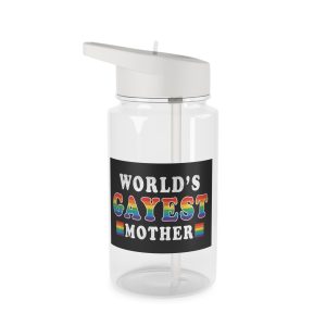 Mother Day Pride Rainbow Typography Vector Premium T Shirt(2) Tritan Water Bottle
