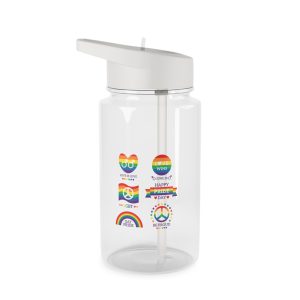 Pride Day Badges Illustration Set Tritan Water Bottle
