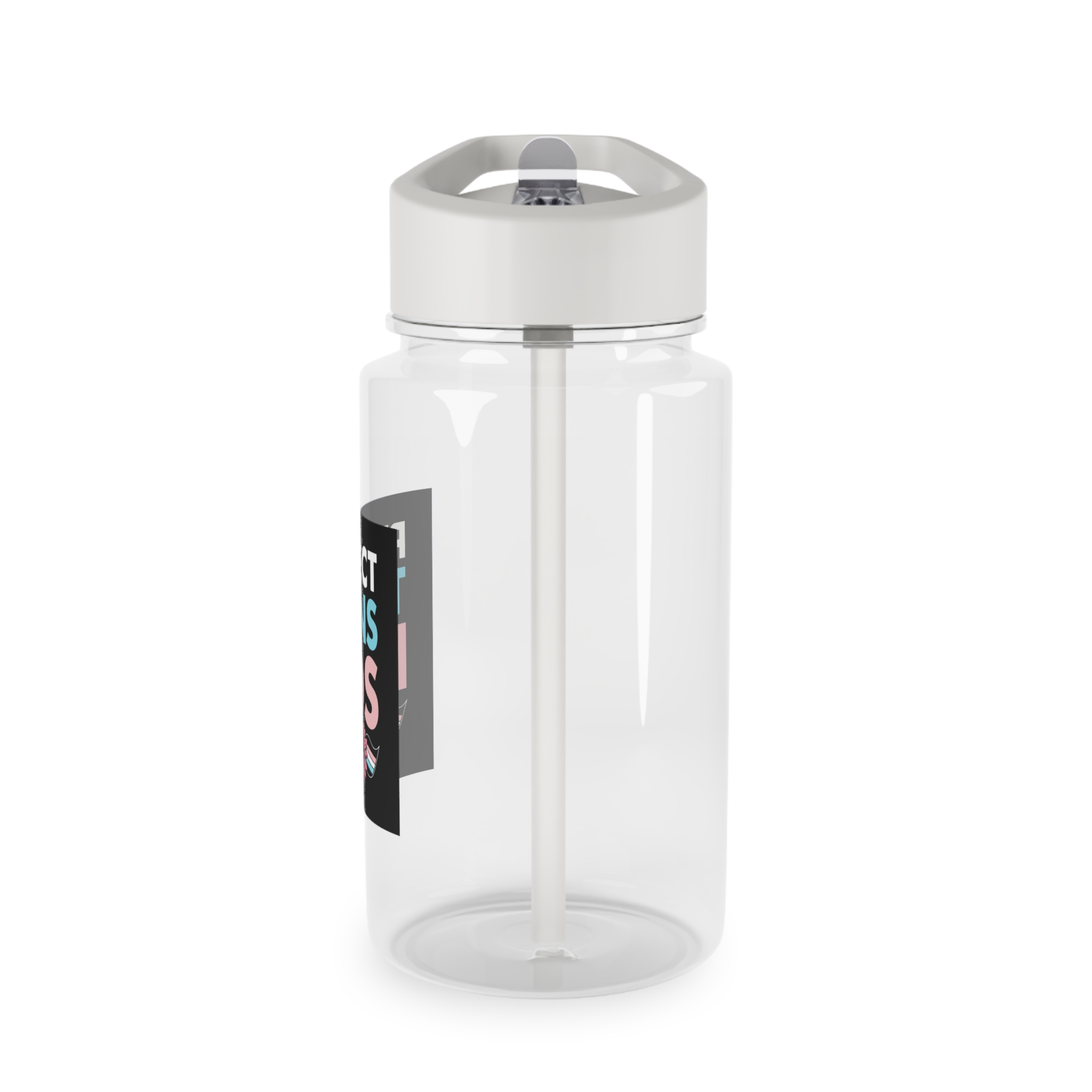 Protect Trans Kids(1) Tritan Water Bottle - Image 3