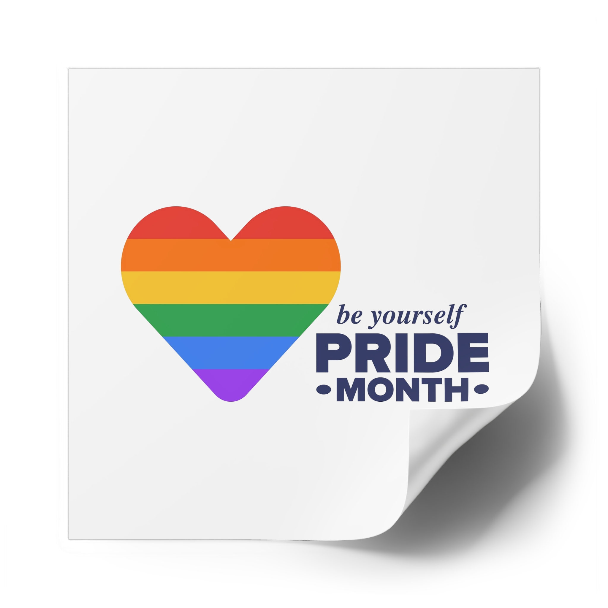 Lgbt Pride Month June Lgbt Flag Rainbow Flag Love Concept Vector Illustration Poster Laminate Stickers Square - Image 50
