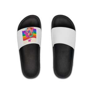 Lesbian Pride Design 4C2A50 Mens Slide Sandals