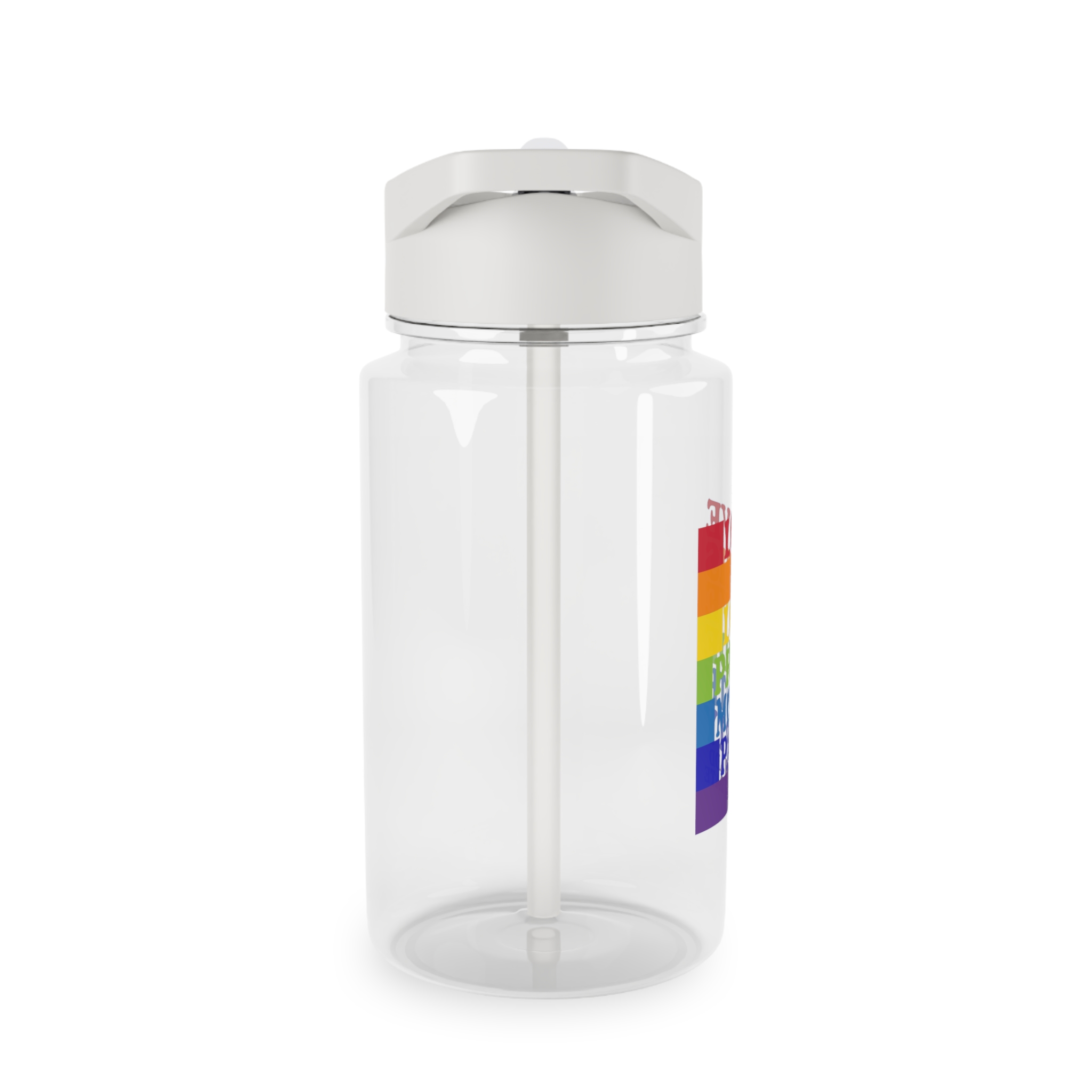 Love Is Love Pride Month Party Poster Flyer Social Media Post Design Tritan Water Bottle - Image 4