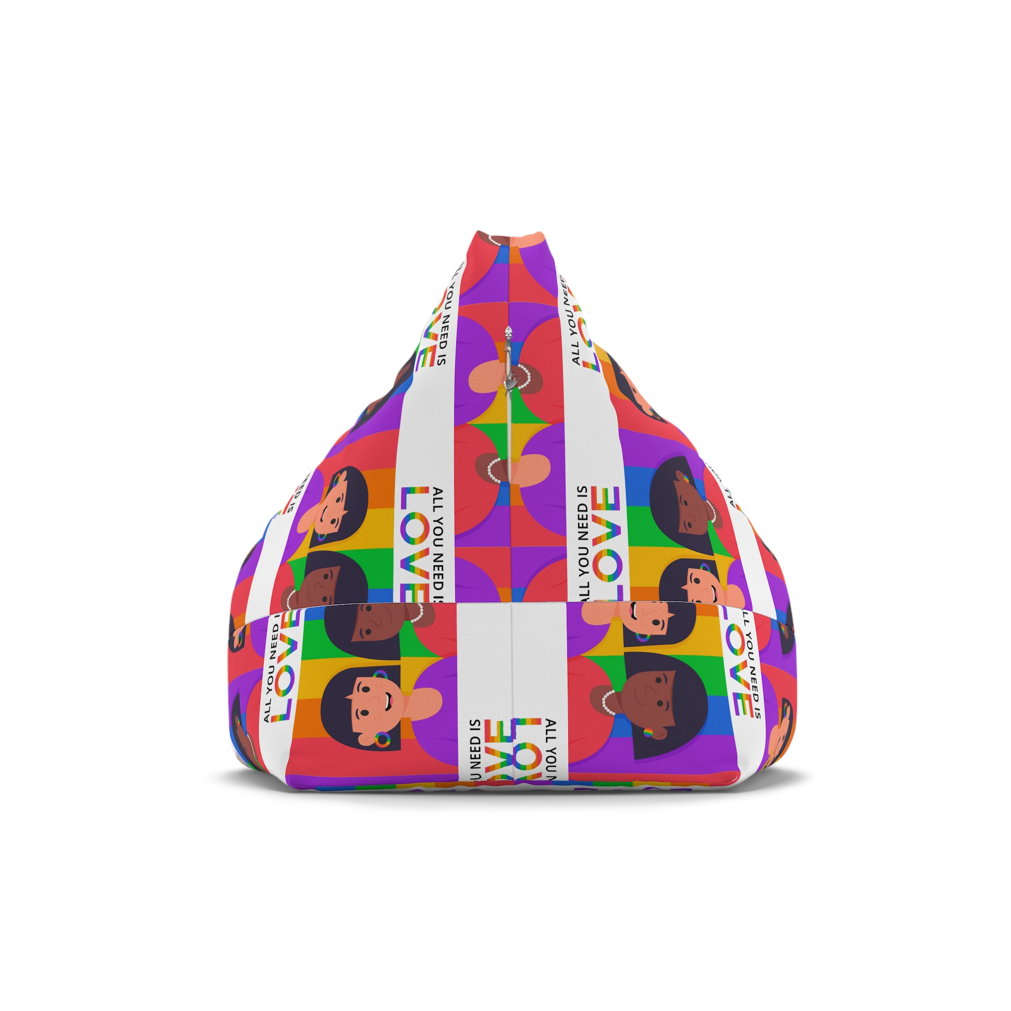 Flat Pride Day Illustration Bean Bag Chair Cover - Image 2