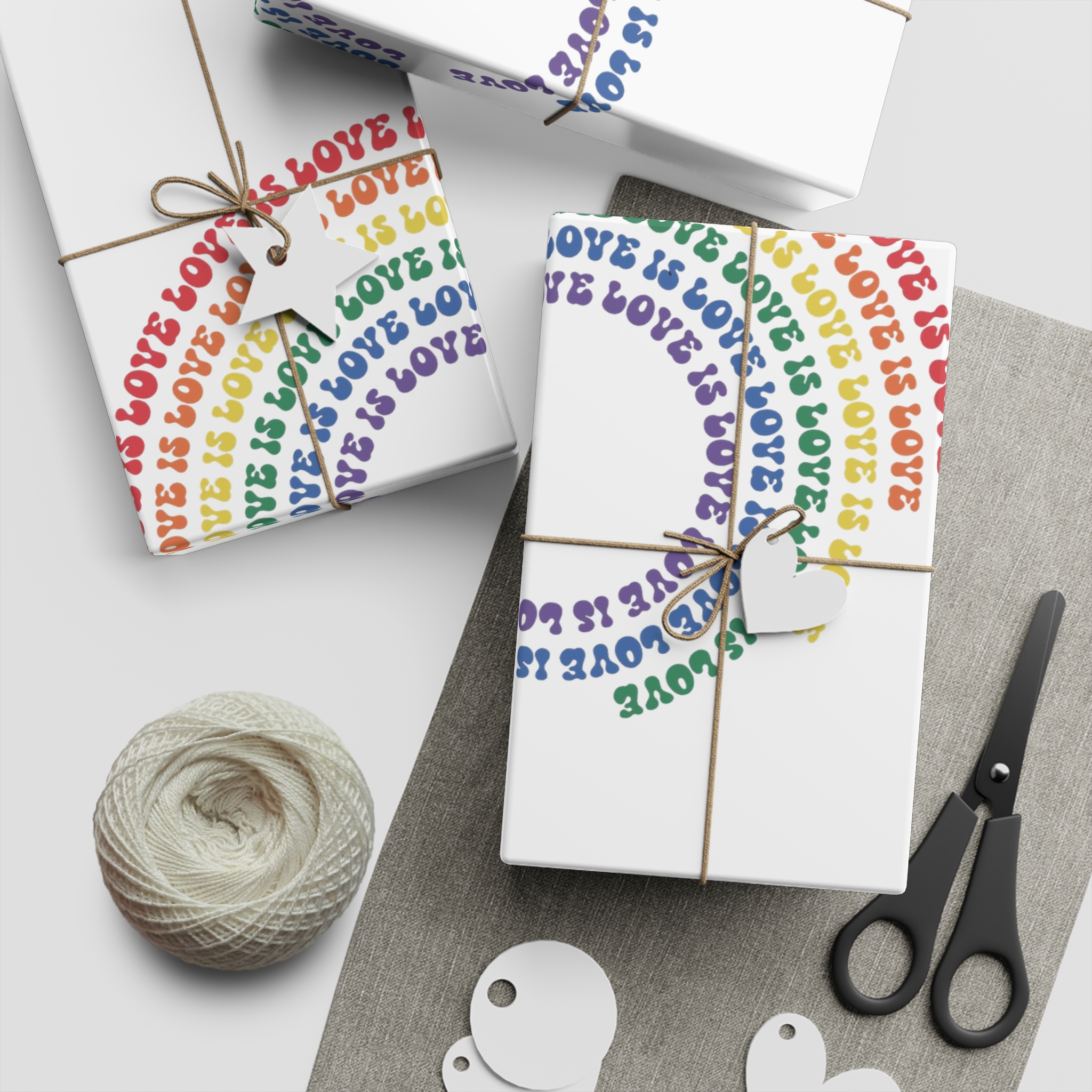 Pride Lgbtq Gay Typography Vector Tshirt Design Gift Wrapping Paper Sheets 1pc - Image 2
