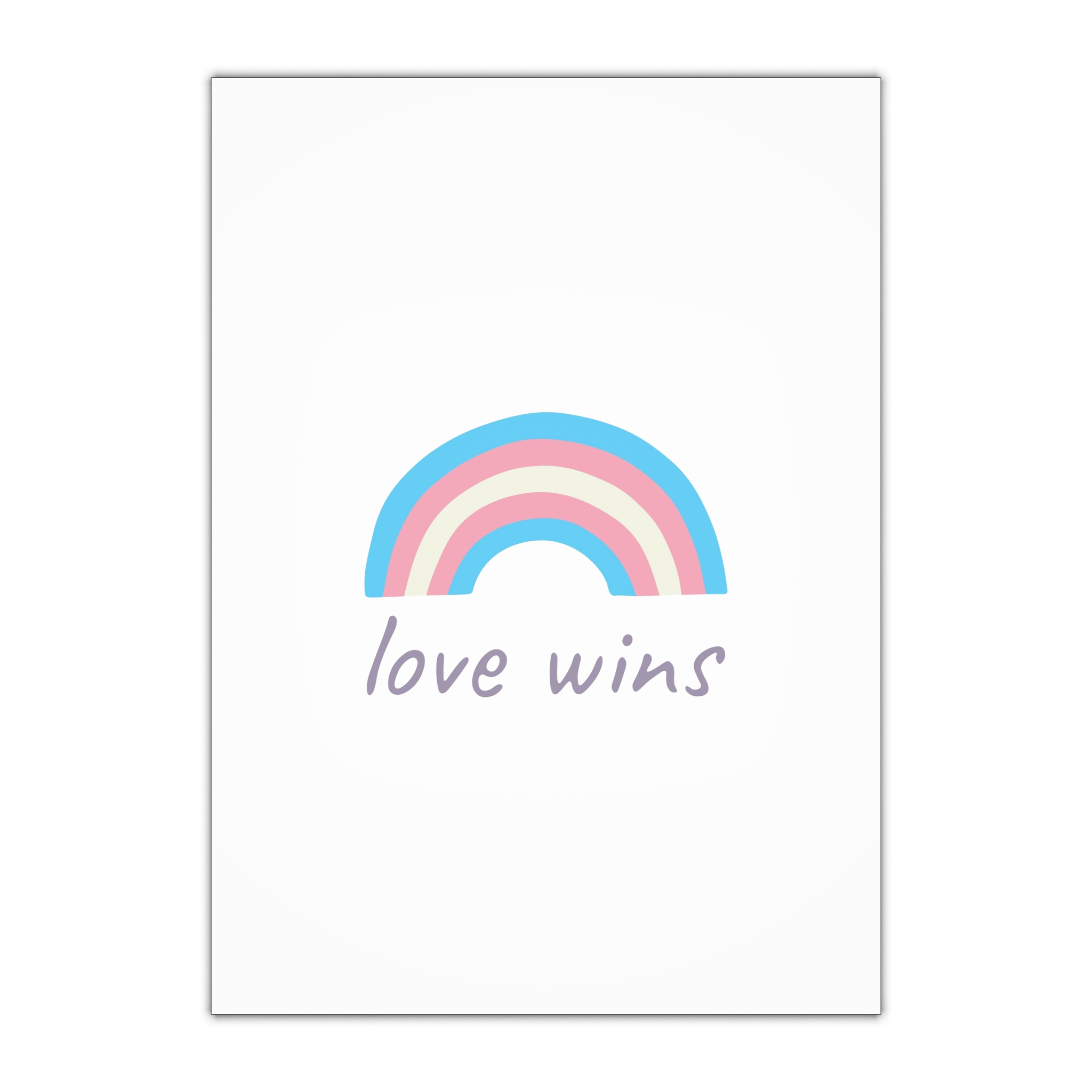 Colorful Rainbow Shape Transgender Pride Flag Happy Pride Day Lgbtqia Community Pride Month Vector Hand Drawn Doodle Posters Stickers Logo Cards Gift Wrapping Paper Sheets 1pc