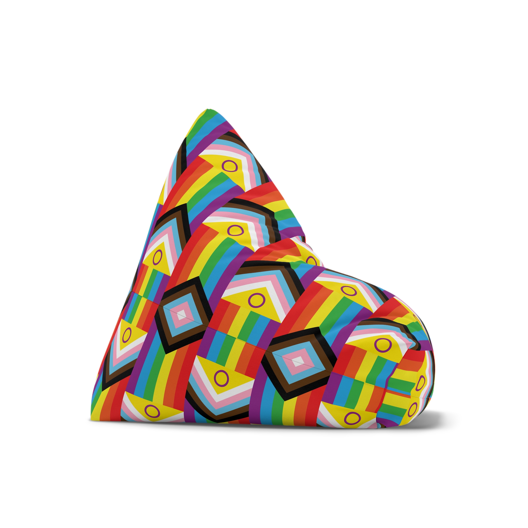 Lesbian Pride Design 75FFA9 Bean Bag Chair Cover - Image 7
