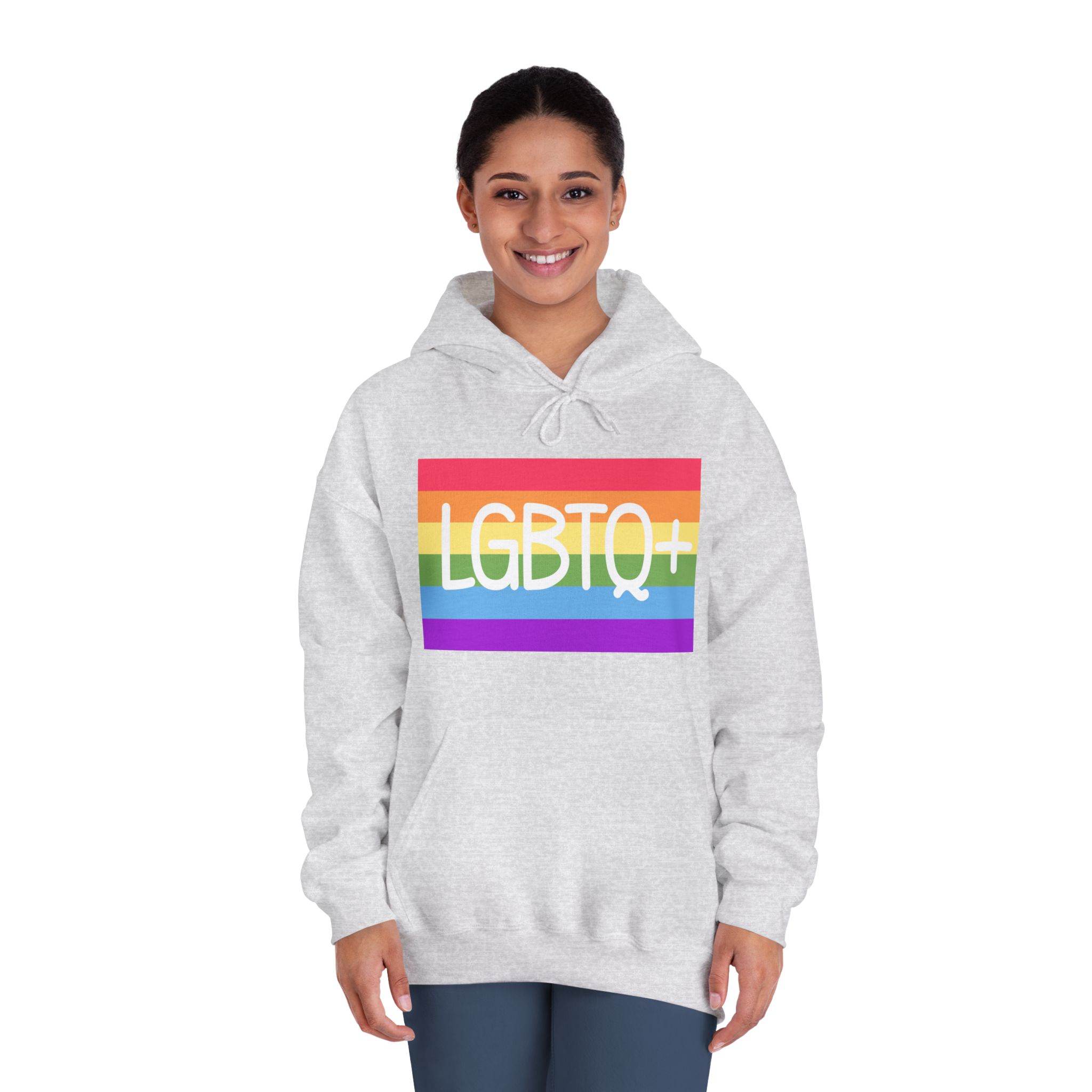 Pride Concept Background Lgbtq Pride Unisex Dryblend Hooded Sweatshirt - Image 8