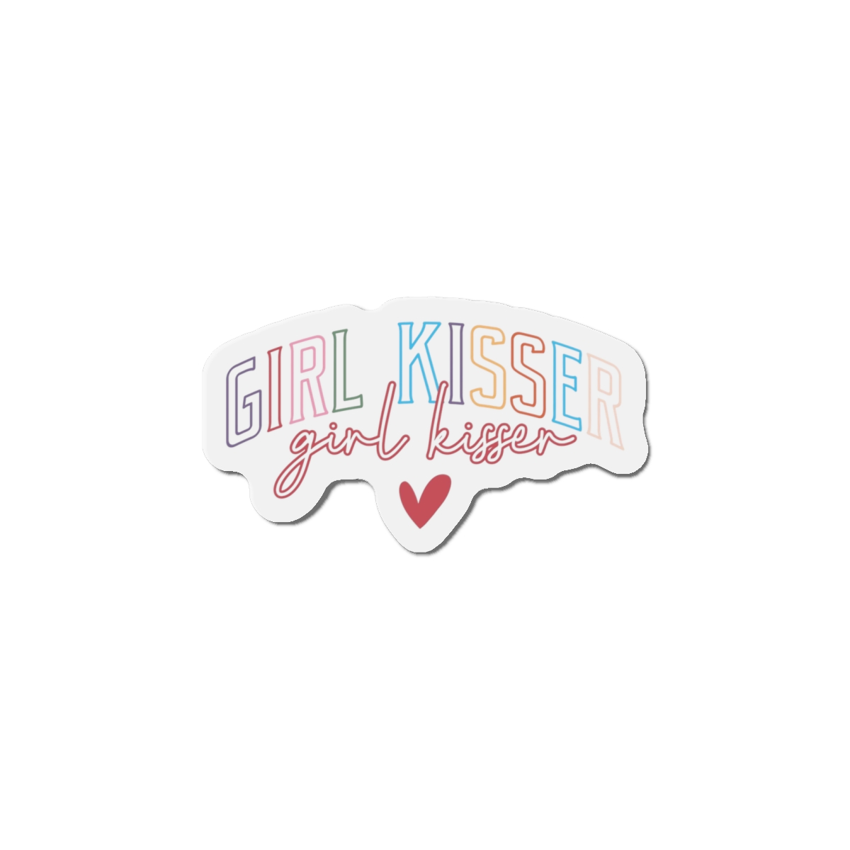 Girl Kisser Die Cut Magnets - Image 13