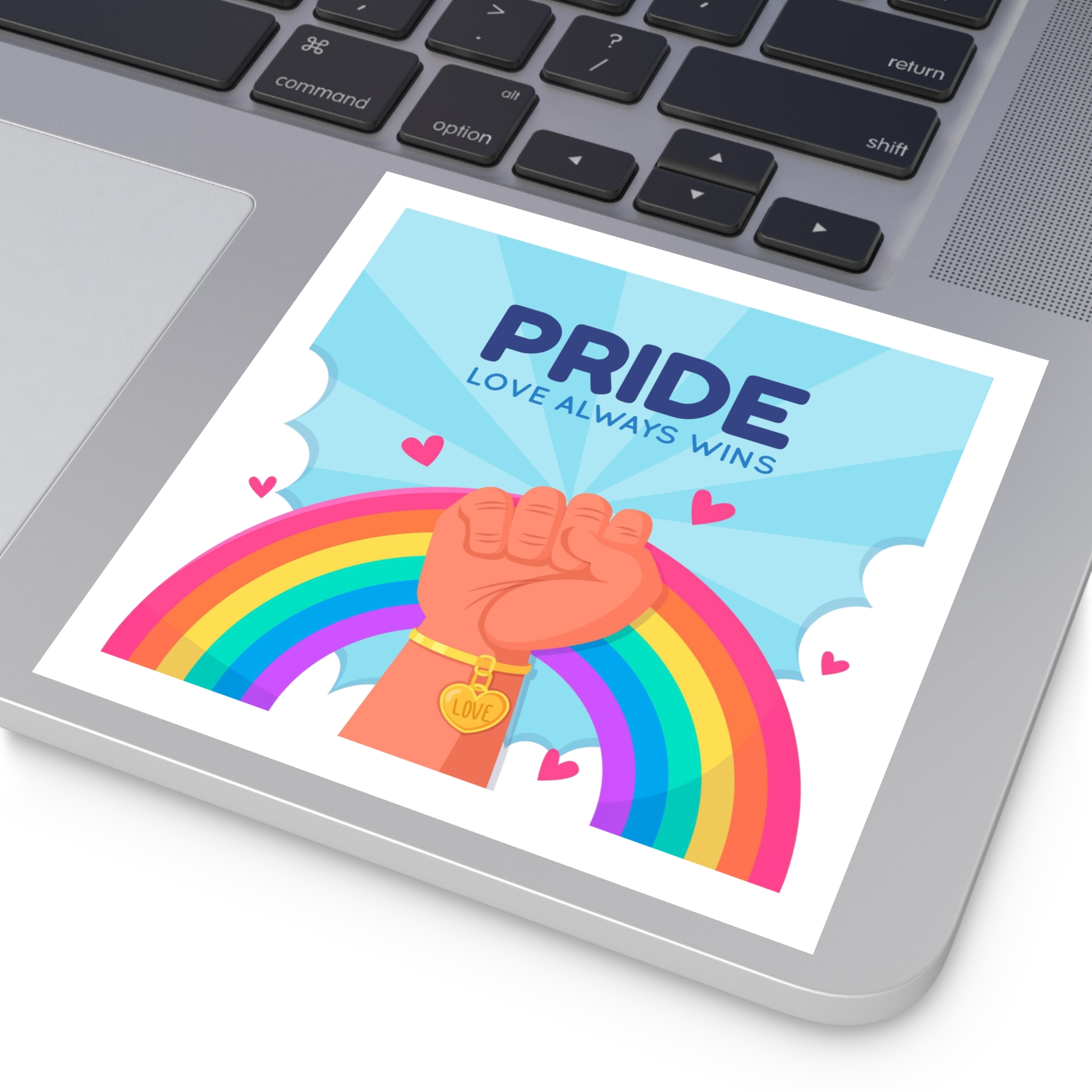Pride Day Concept Laminate Stickers Square - Image 75