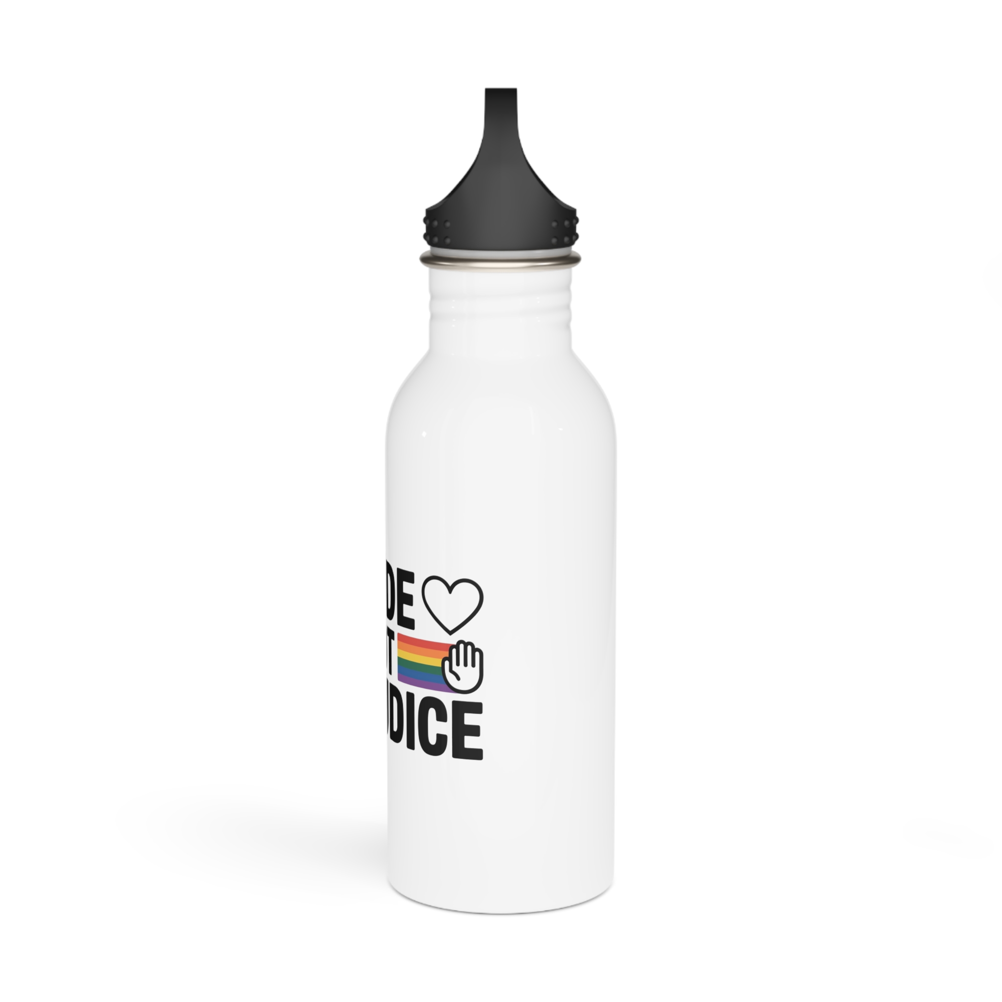 Pride Prejudice T Shirt Design Isolated White Background 2 Stainless Steel Water Bottle - Image 4