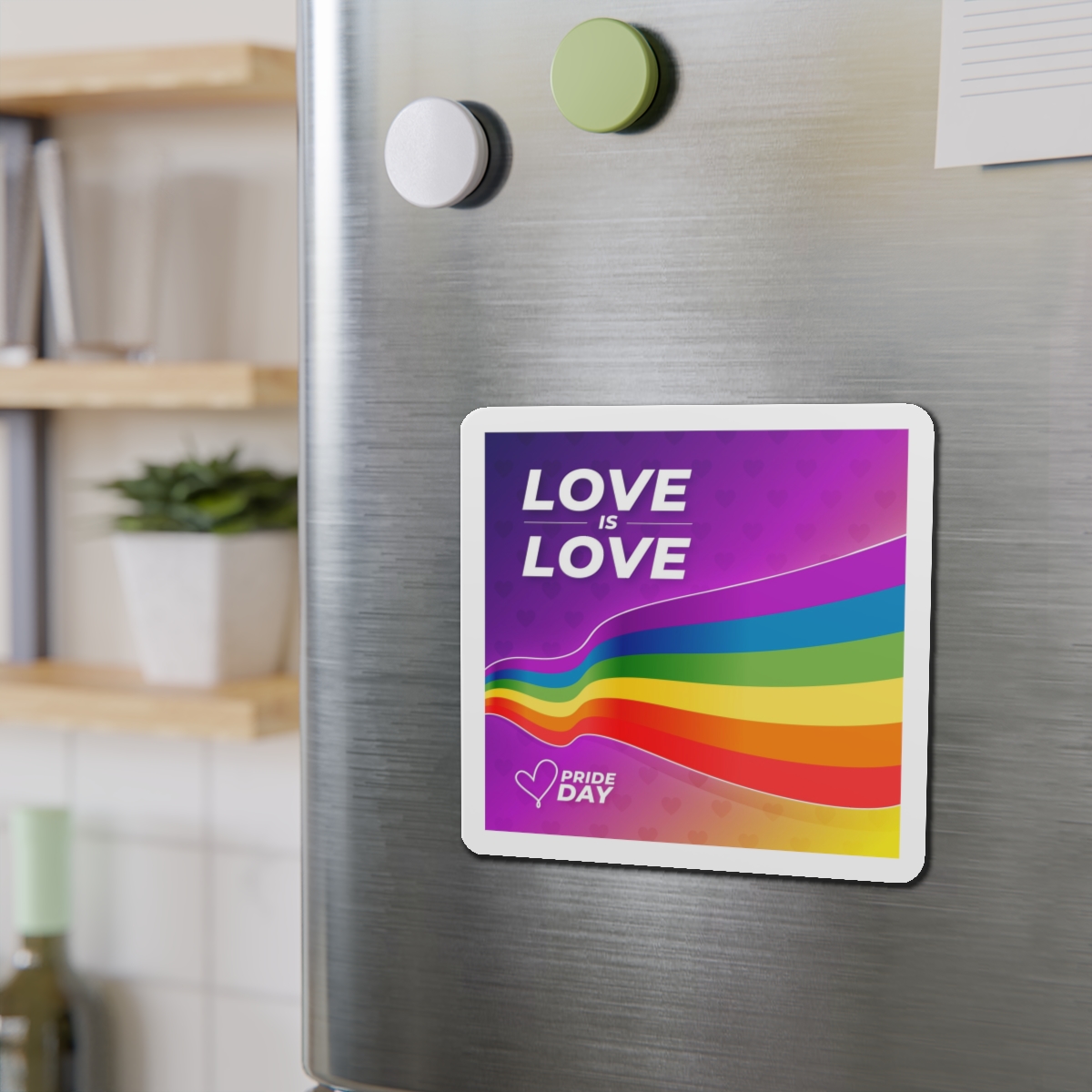 Colorful Pride Day Flag Concept Die Cut Magnets - Image 12