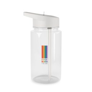 Lgbtq Pride Month Vertical Banner Card Poster Template With Rainbow Gay Parade Celebration Vector Tritan Water Bottle