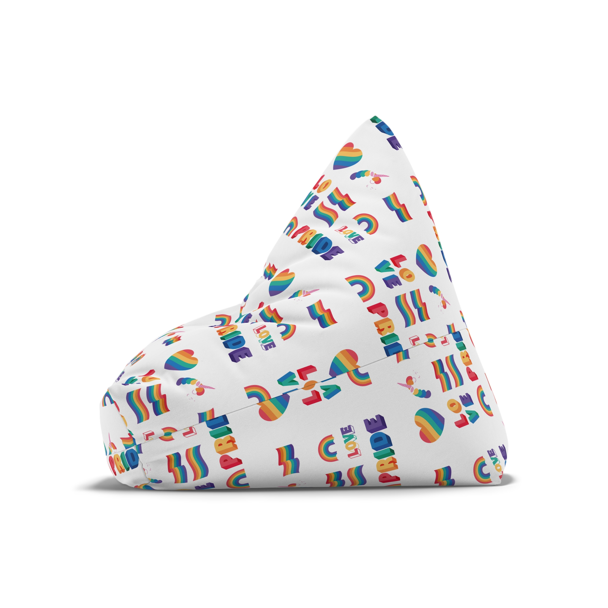 Set Ten Lgbtq Pride Items Bean Bag Chair Cover - Image 8