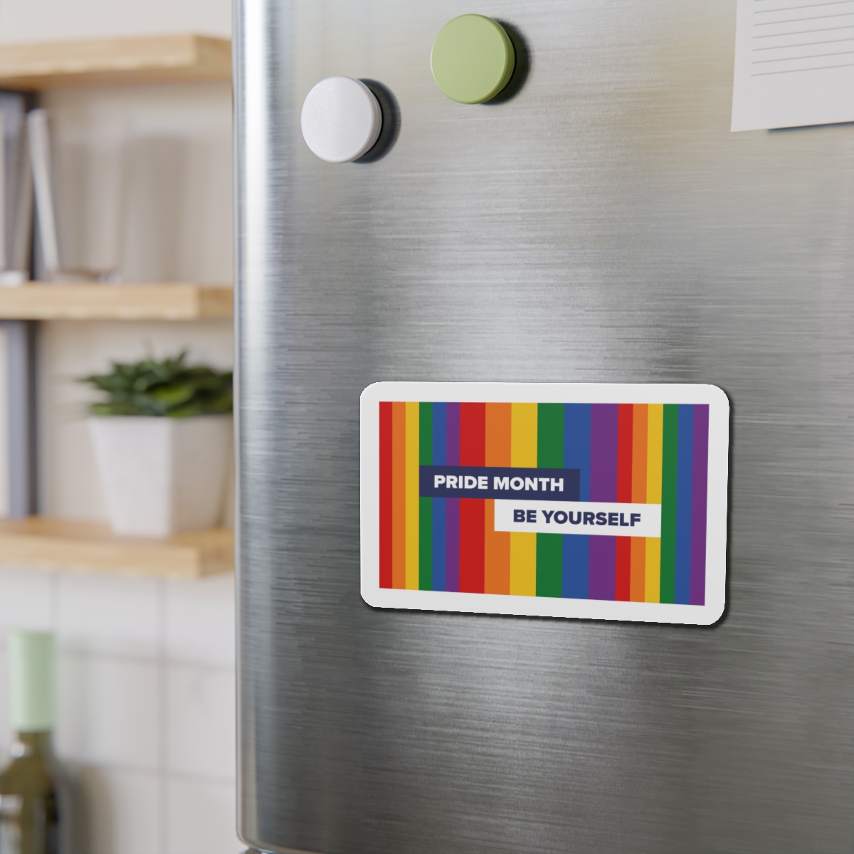 Lgbt Pride Month June Lesbian Gay Bisexual Transgender Lgbtq Flag Rainbow Vector2 Die Cut Magnets - Image 12