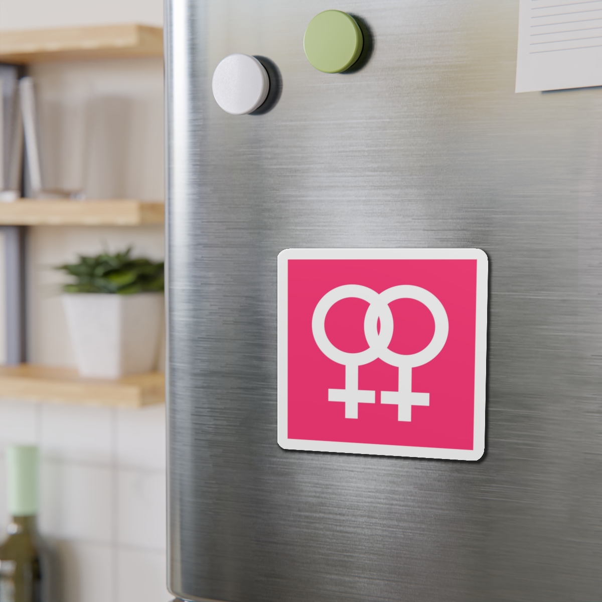 Lesbian Pride Design 2B26C2 Die Cut Magnets - Image 9
