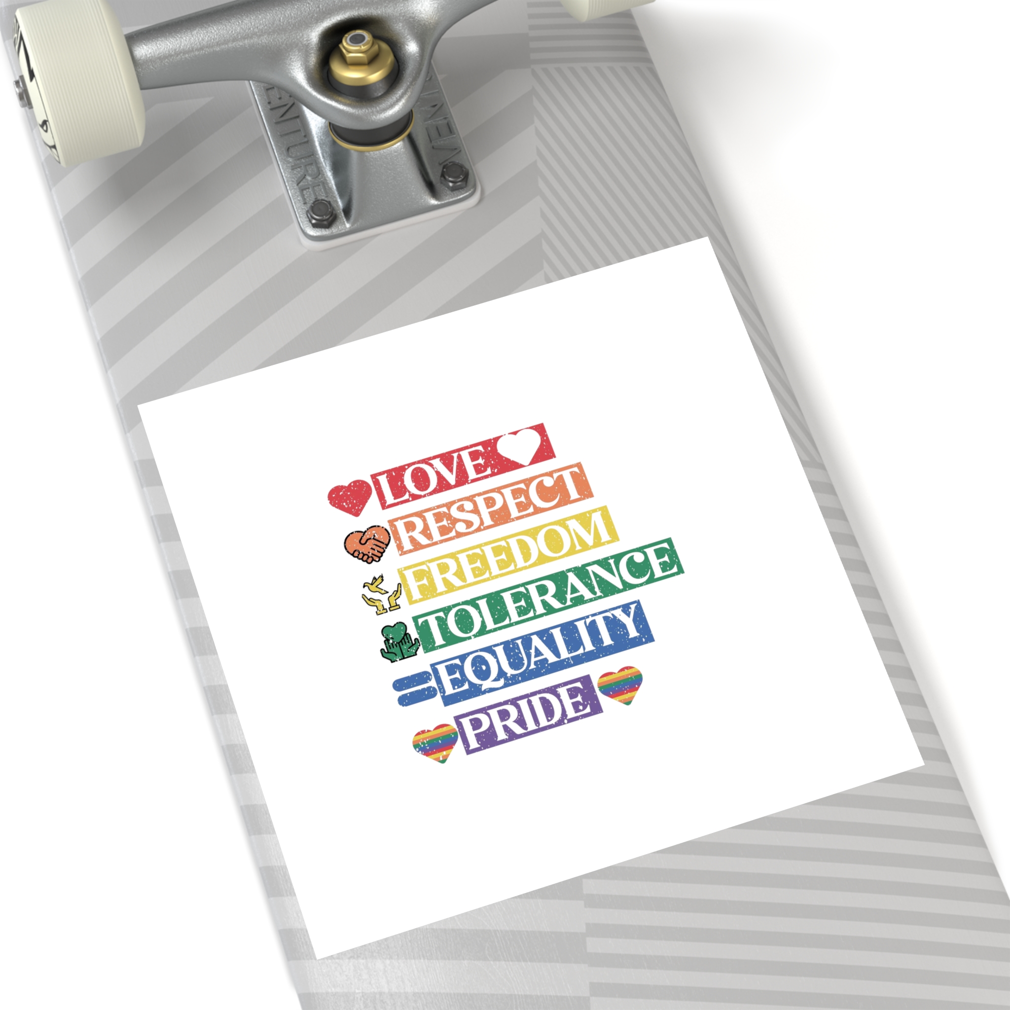 Lgbtq Pride Month Quote Eps Design Vector Pride Design Template (1) Laminate Stickers Square - Image 60