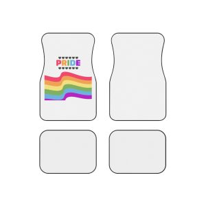 Pride Background With Flag Lgbtq Pride Car Mats Set Of 4