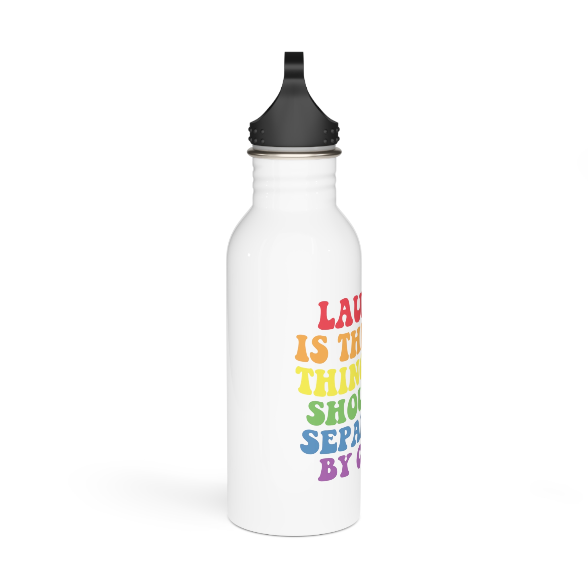 Black History Month Vector T Shirt Design Stainless Steel Water Bottle - Image 2
